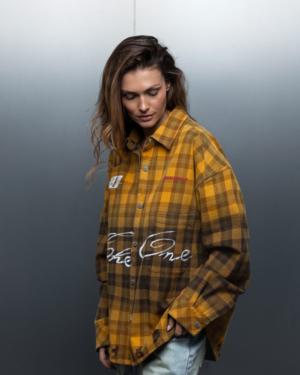 Overshirt THE ONE vintage brown - gallery image 6