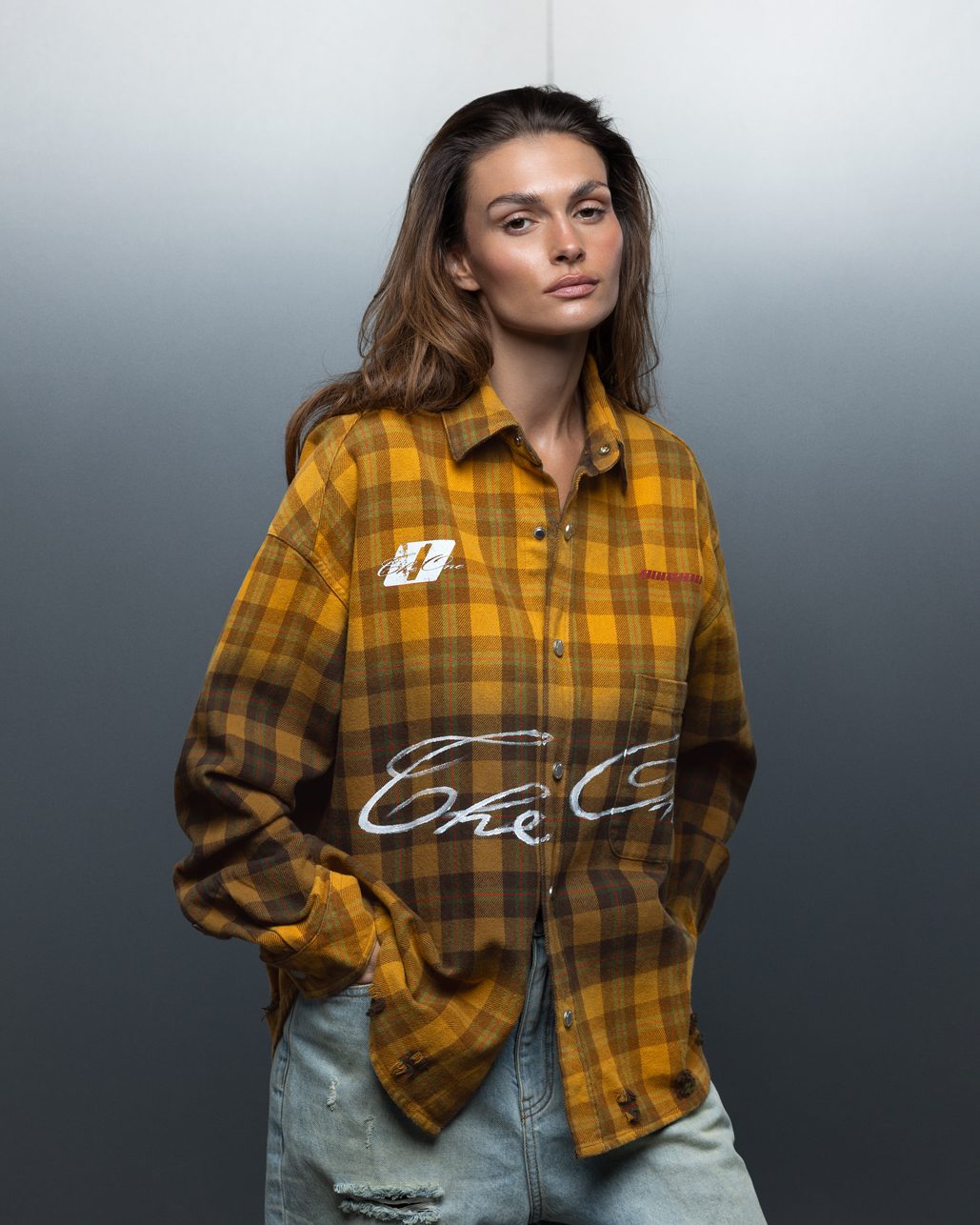 Overshirt THE ONE vintage brown - gallery image 10