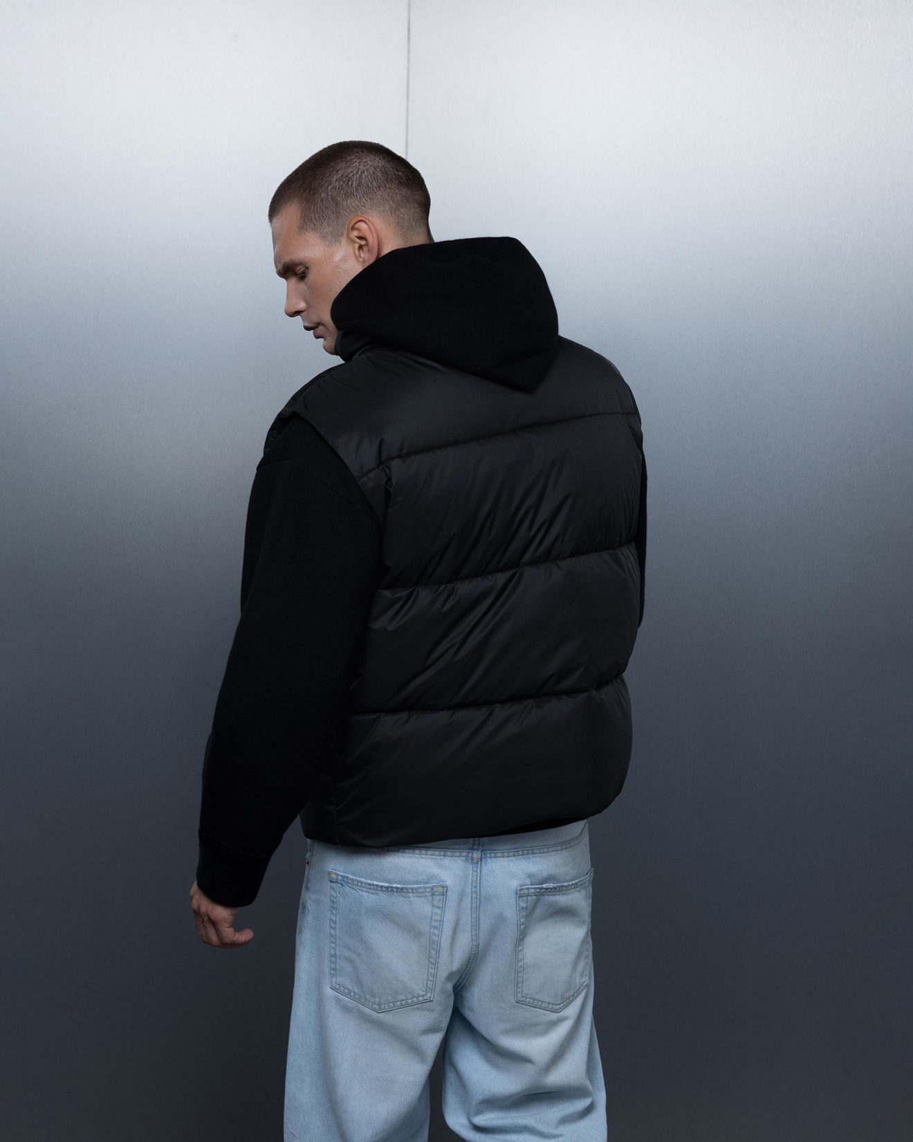 Vest THE ONE monogram black - gallery image 10