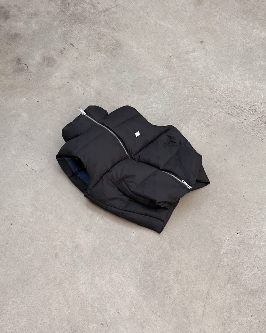 Vest ZERO FORM monogram black - gallery image 0