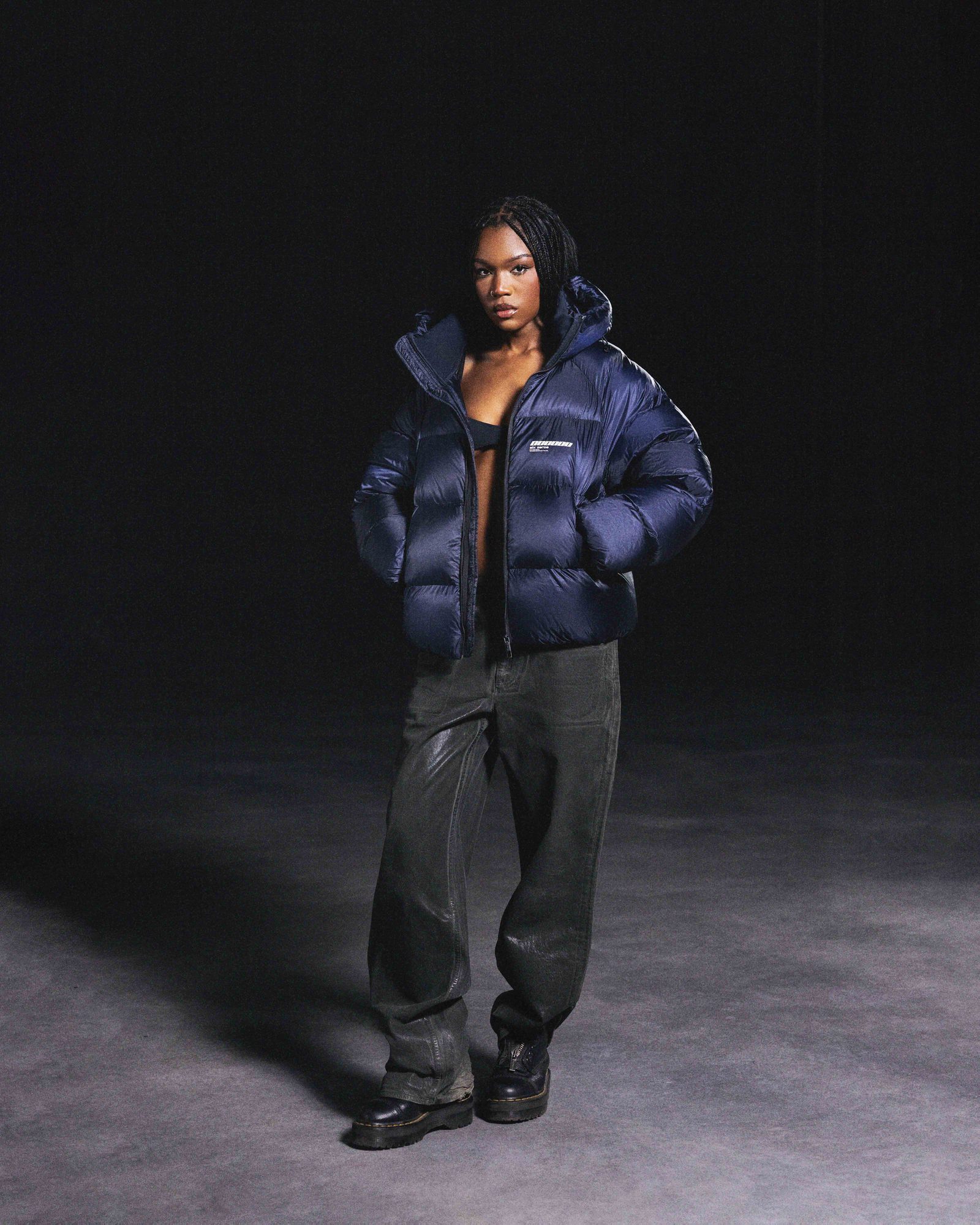 Winter jacket THE ONE deep blue - gallery image 8
