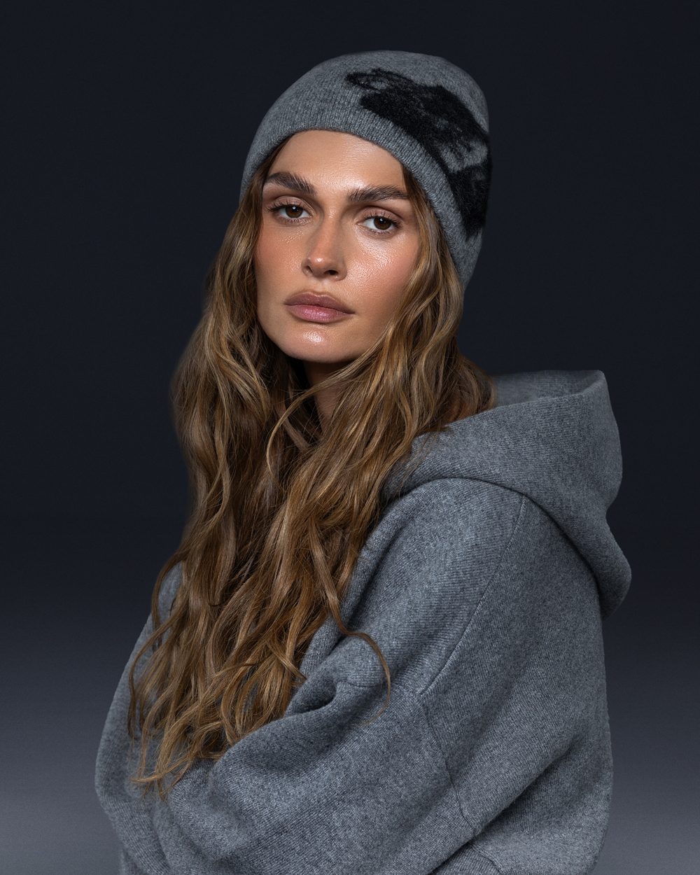 Hat THE ONE gray black logo - gallery image 4