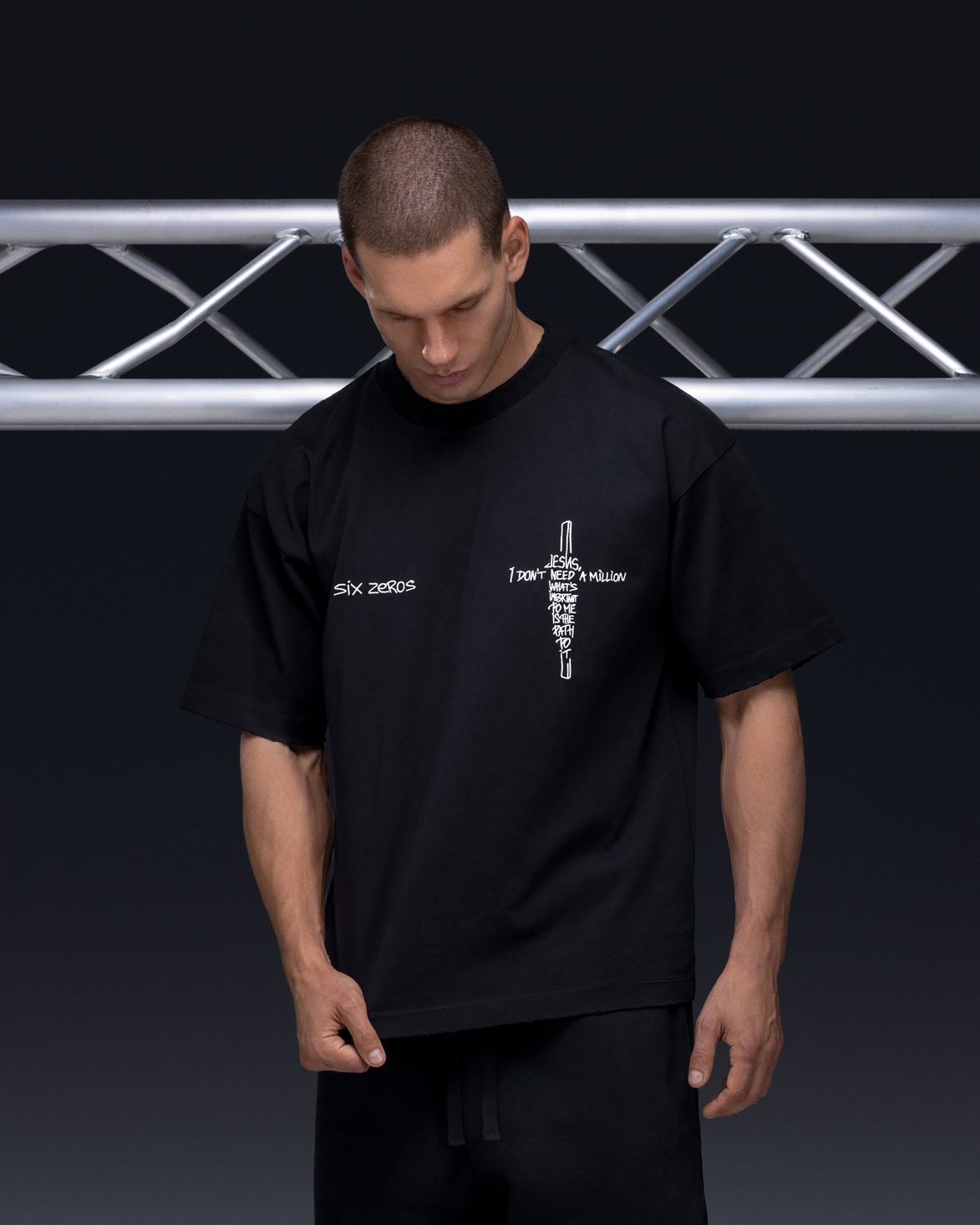 T-shirt JESUS 2.0 black - gallery image 0