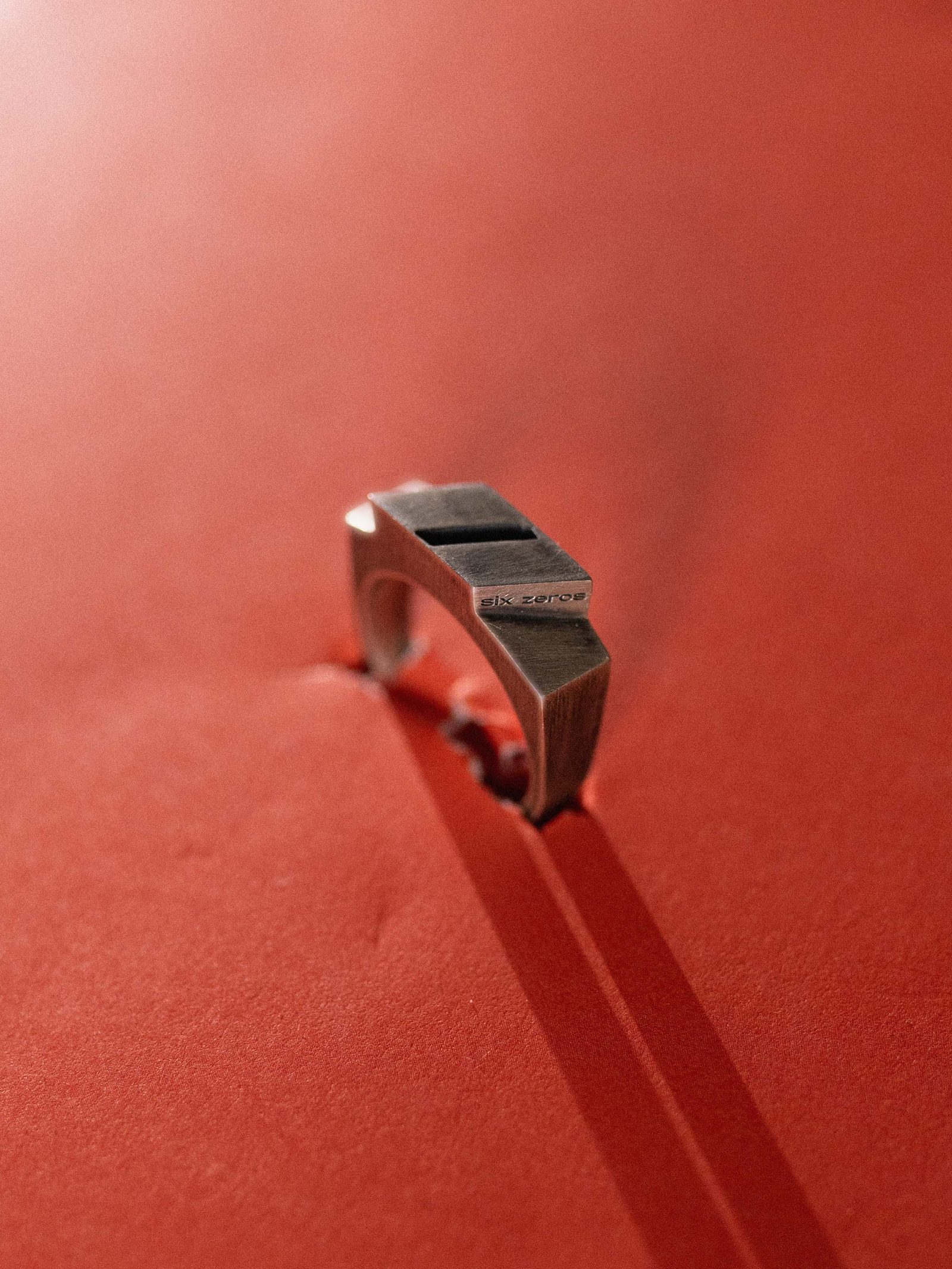 Silver ring Zero - gallery image 2