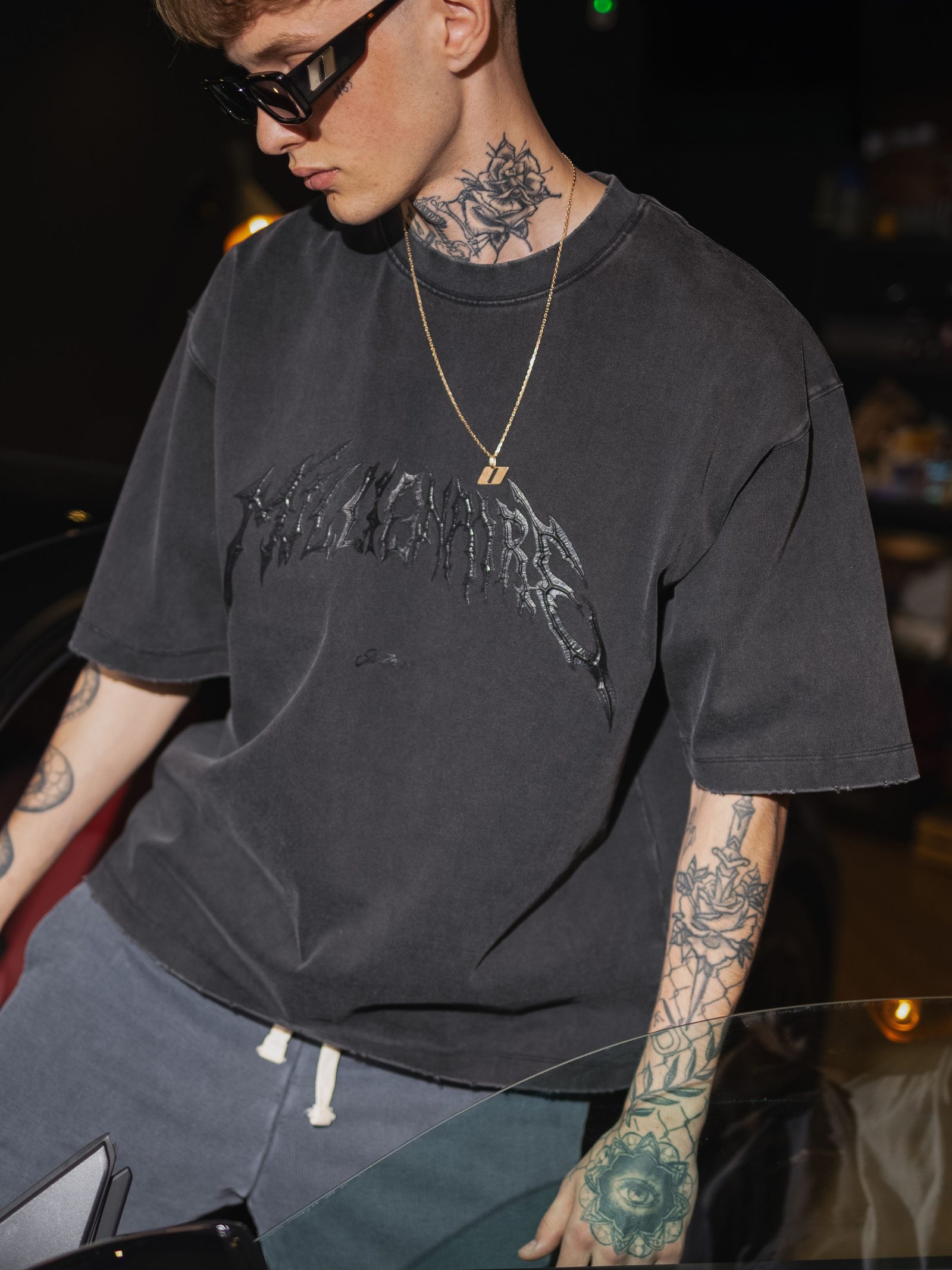 T-shirt Millionaire Royal washed black - gallery image 2