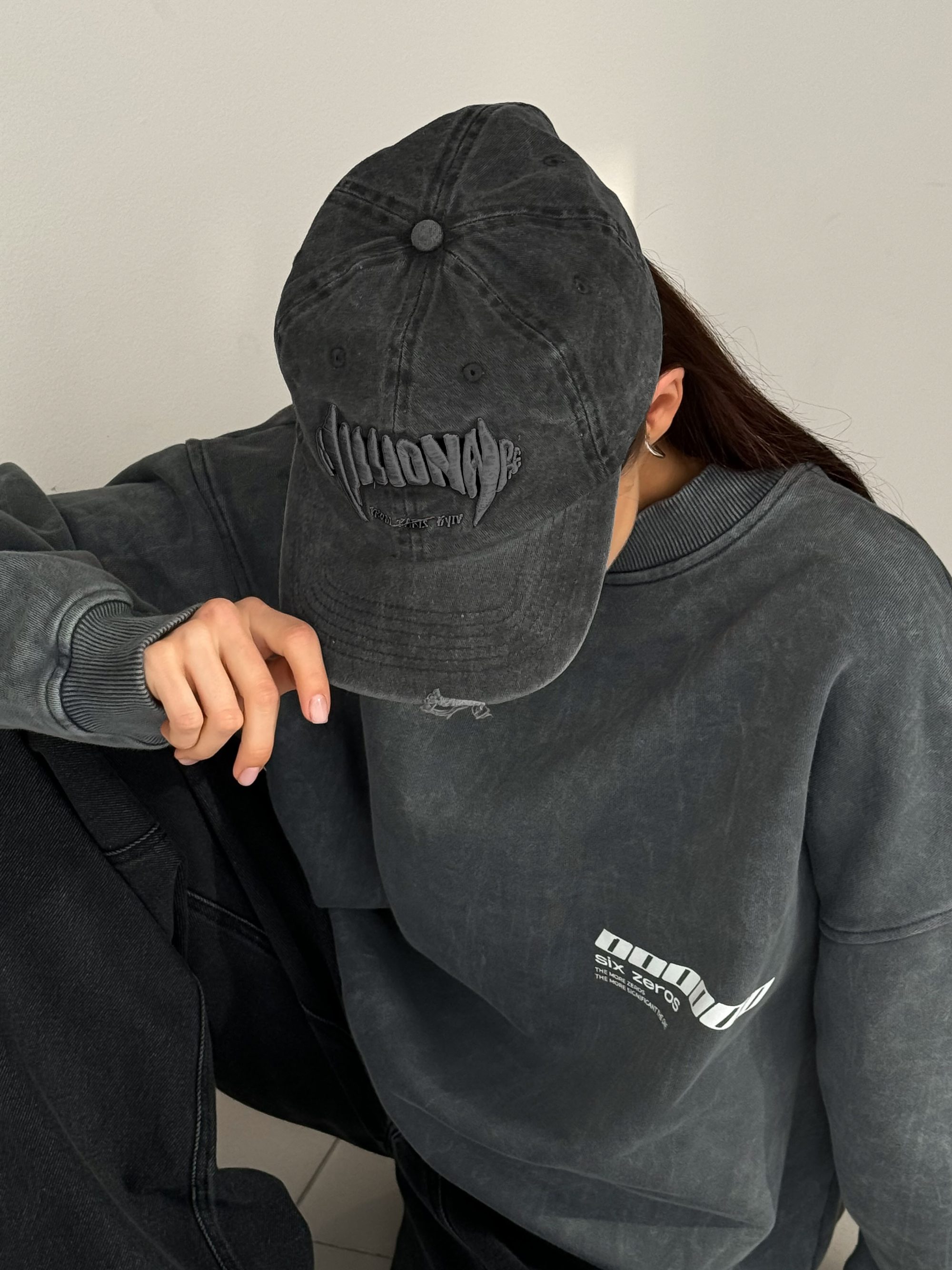 Cap MILLIONAIRE black - gallery image 2