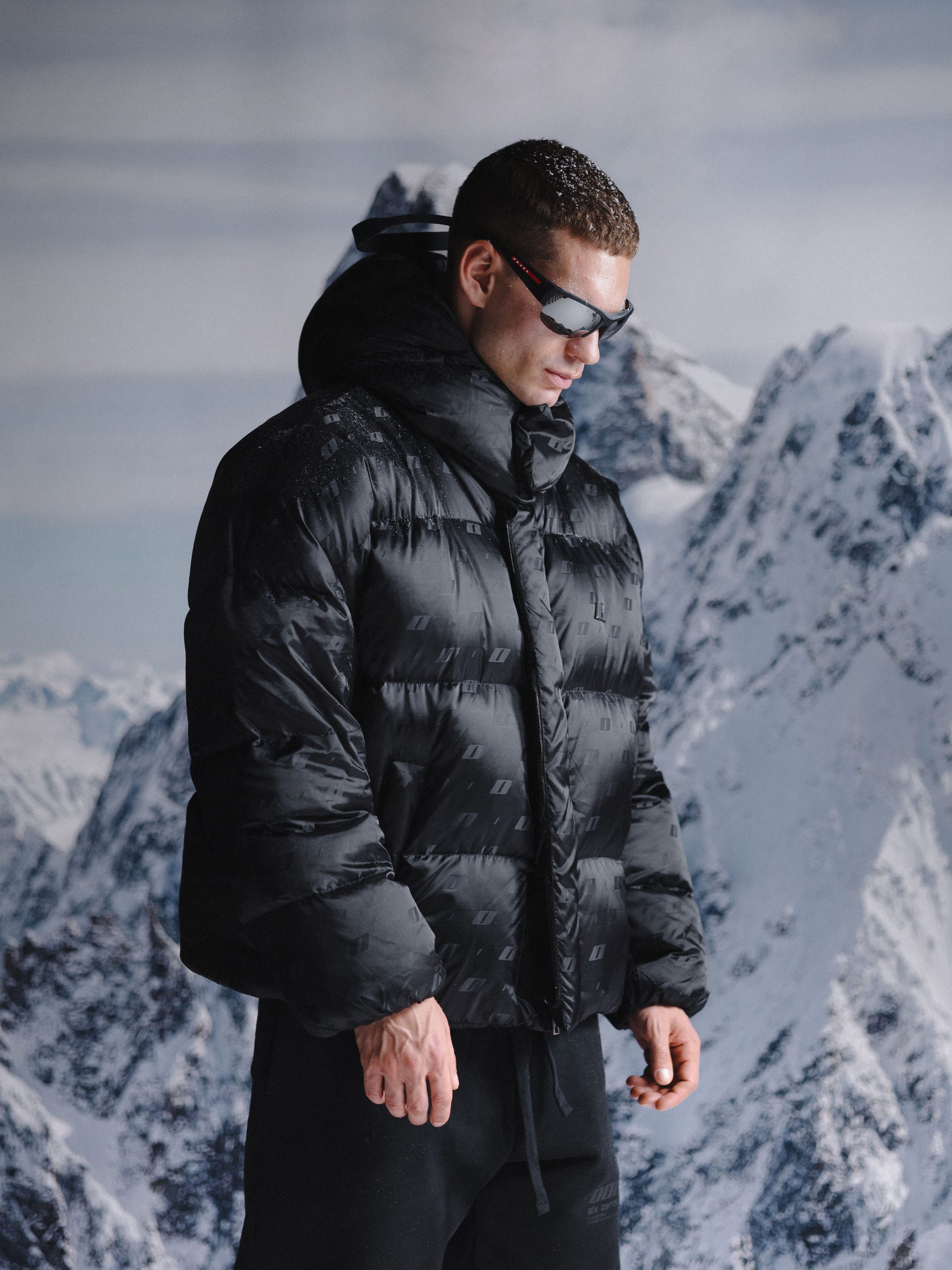 Jacket ZERO black monogram - gallery image 3