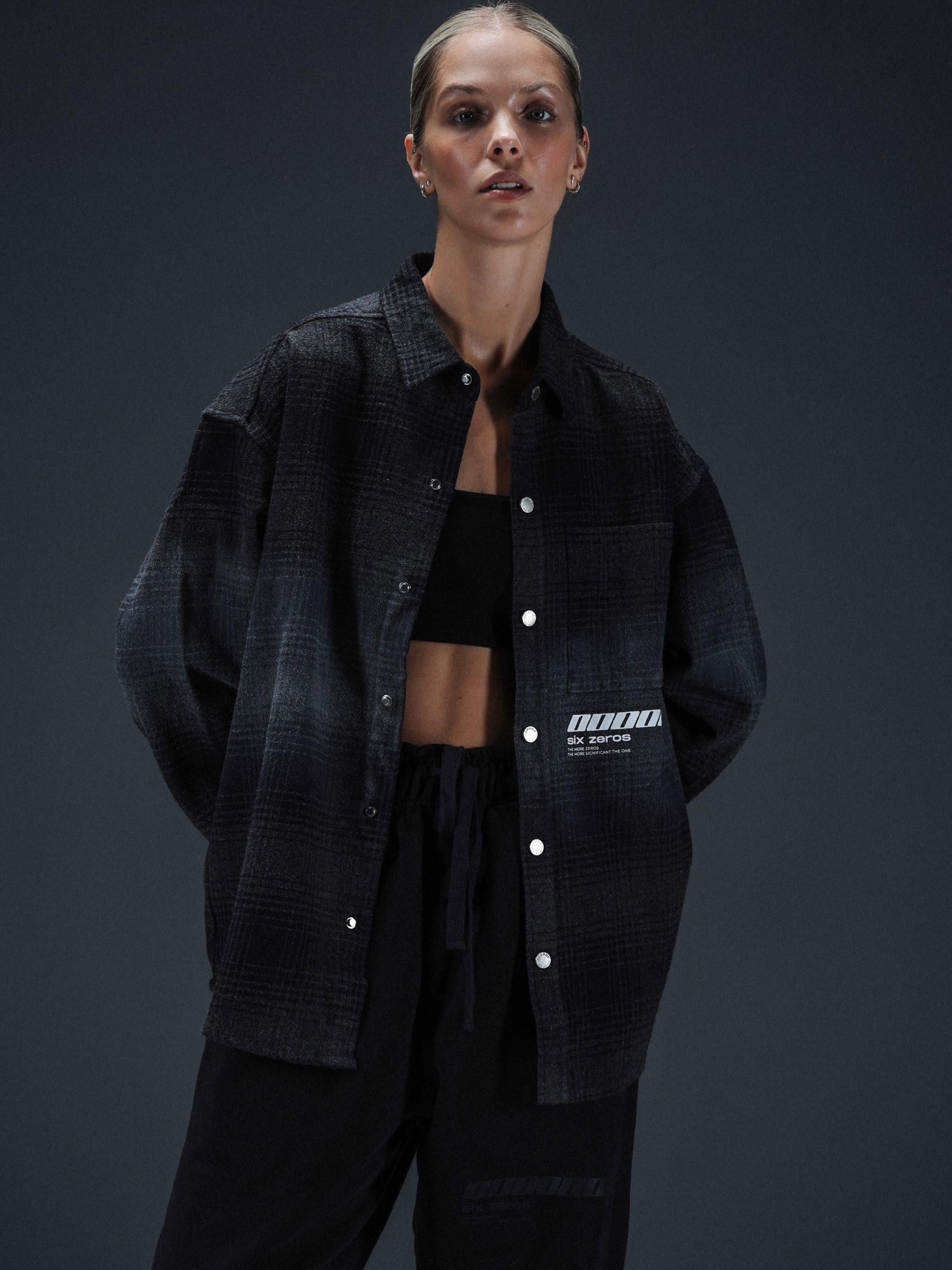 Overshirt MILLIONAIRE washed black - gallery image 4