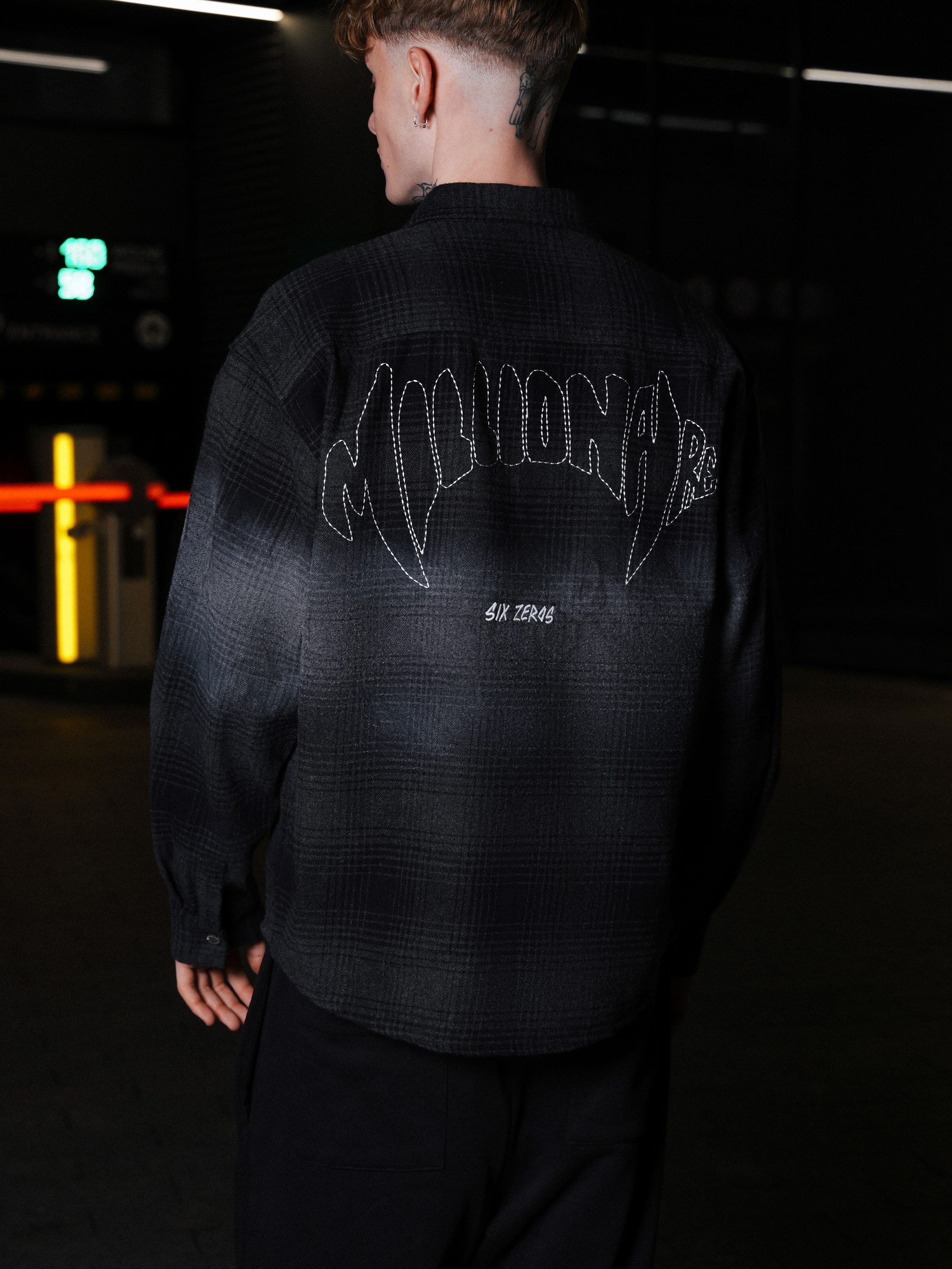 Overshirt MILLIONAIRE washed black - gallery image 7