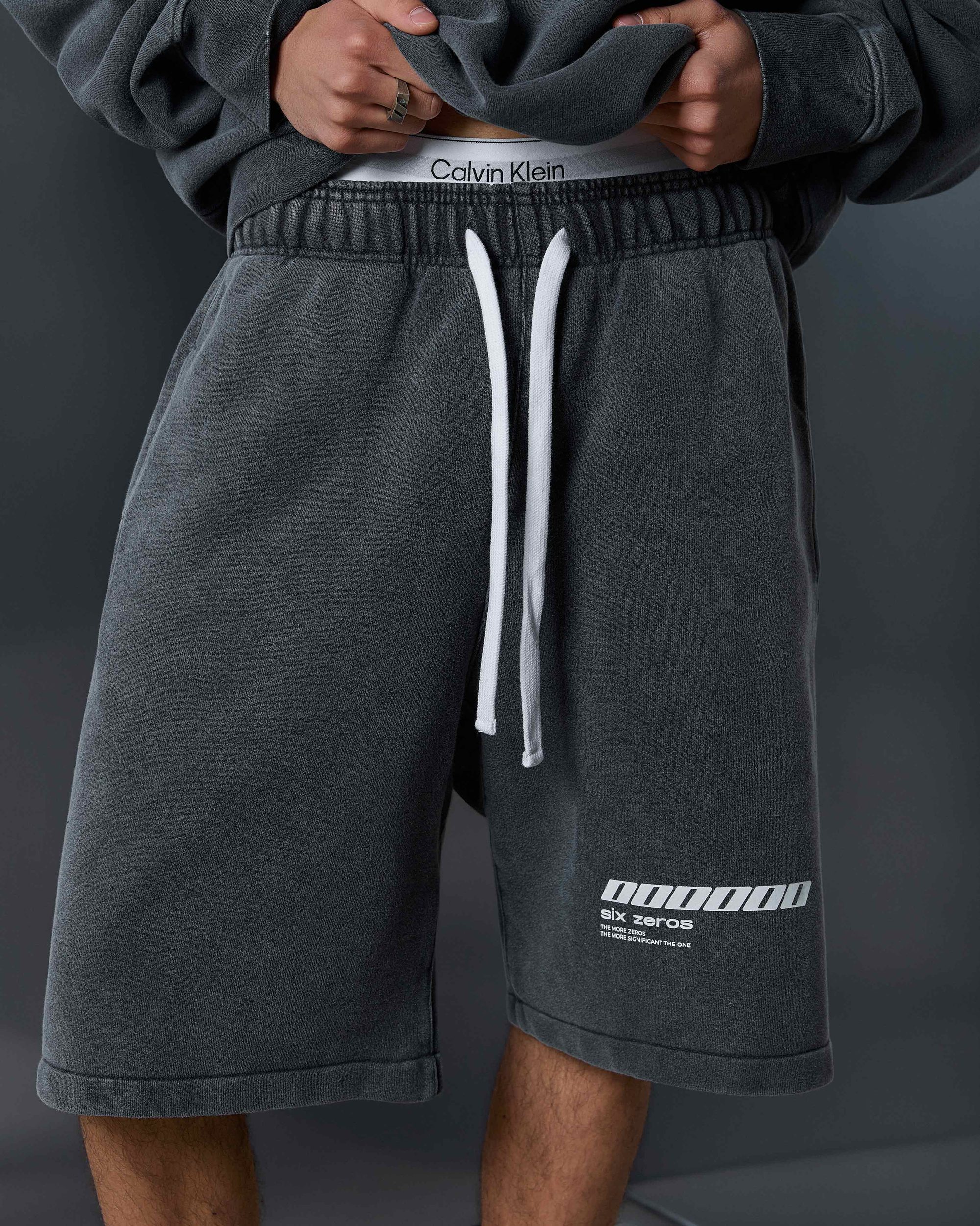 Shorts ONE washed deep blue - gallery image 2