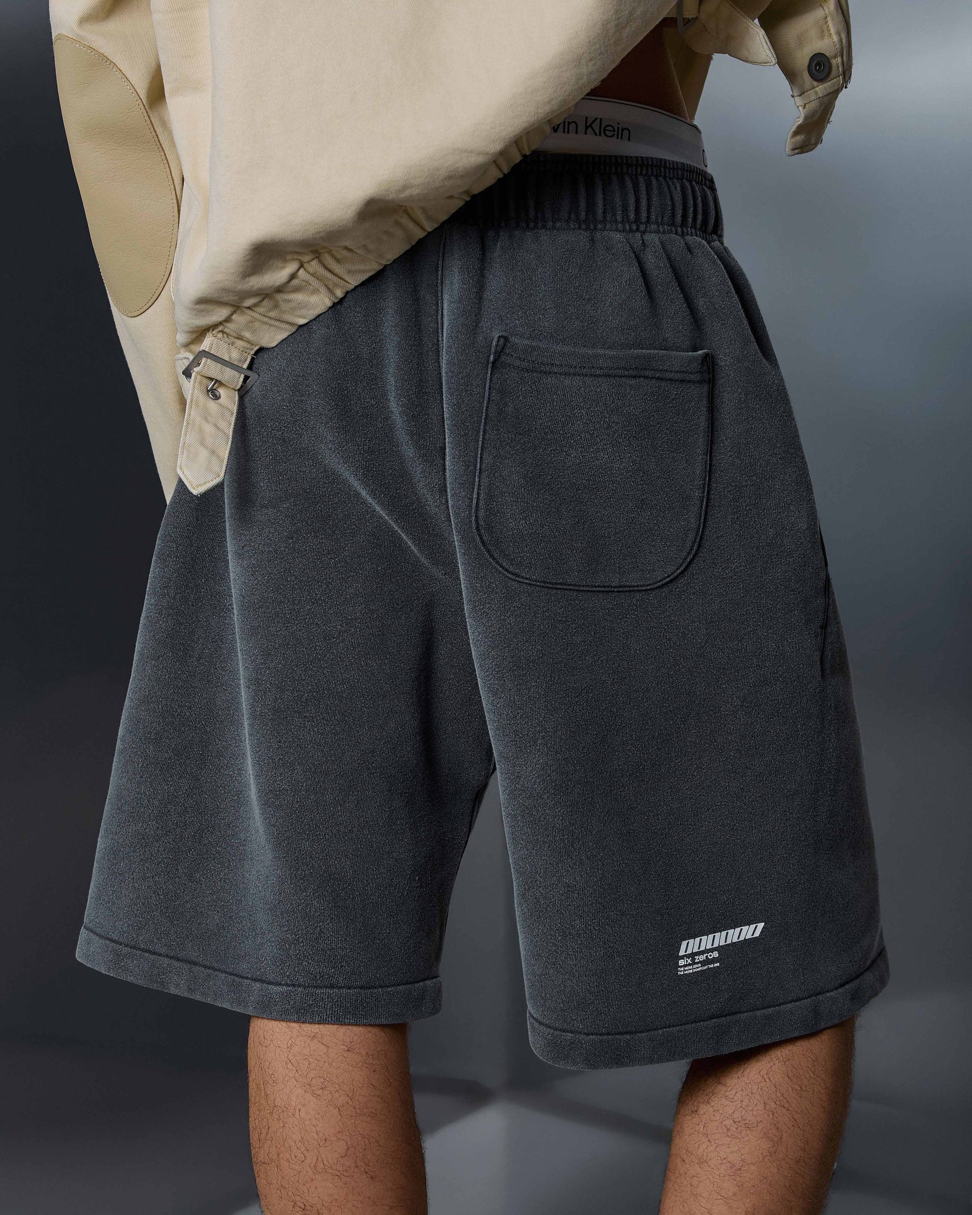 Shorts ONE washed deep blue - gallery image 4