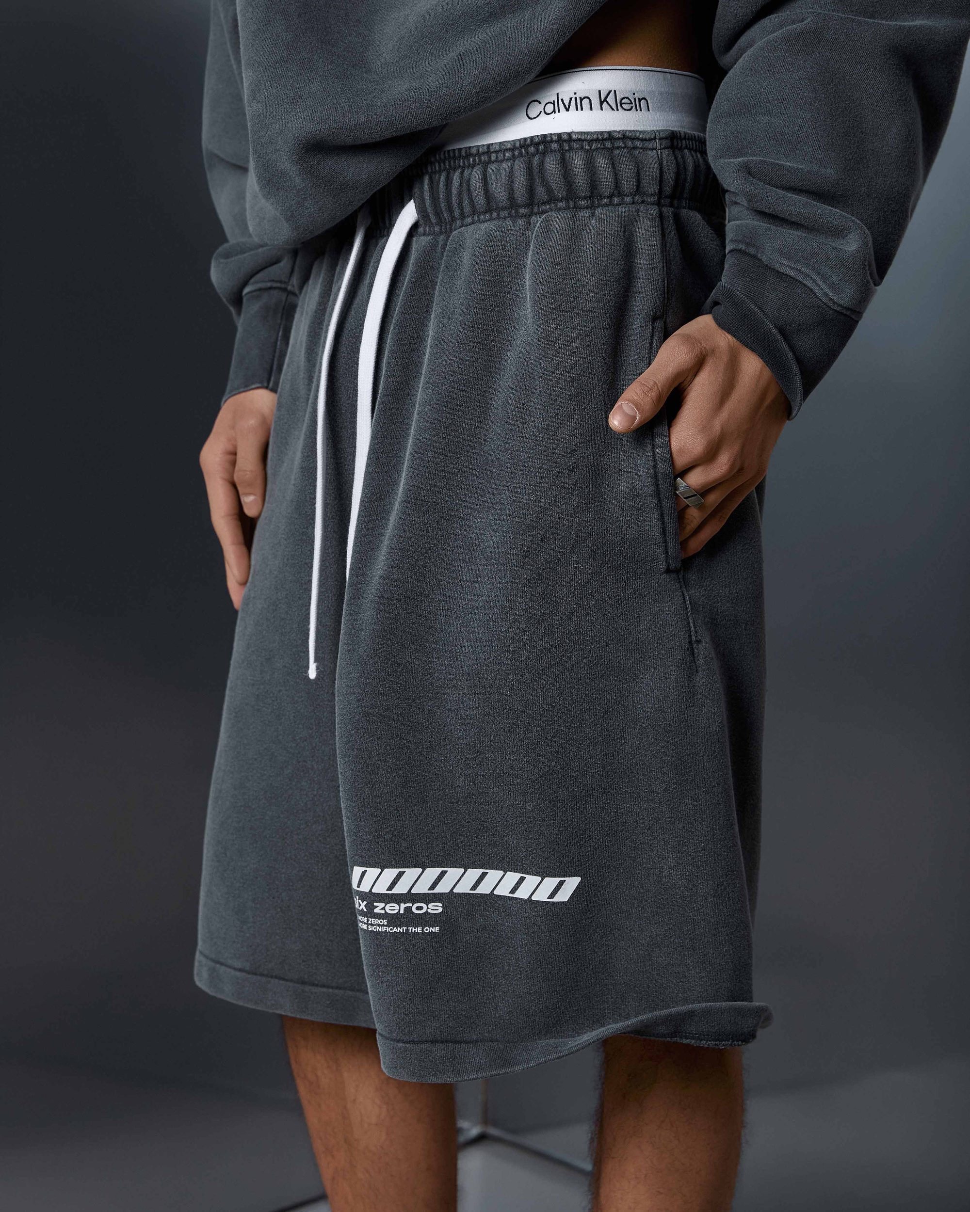 Shorts ONE washed deep blue - gallery image 6