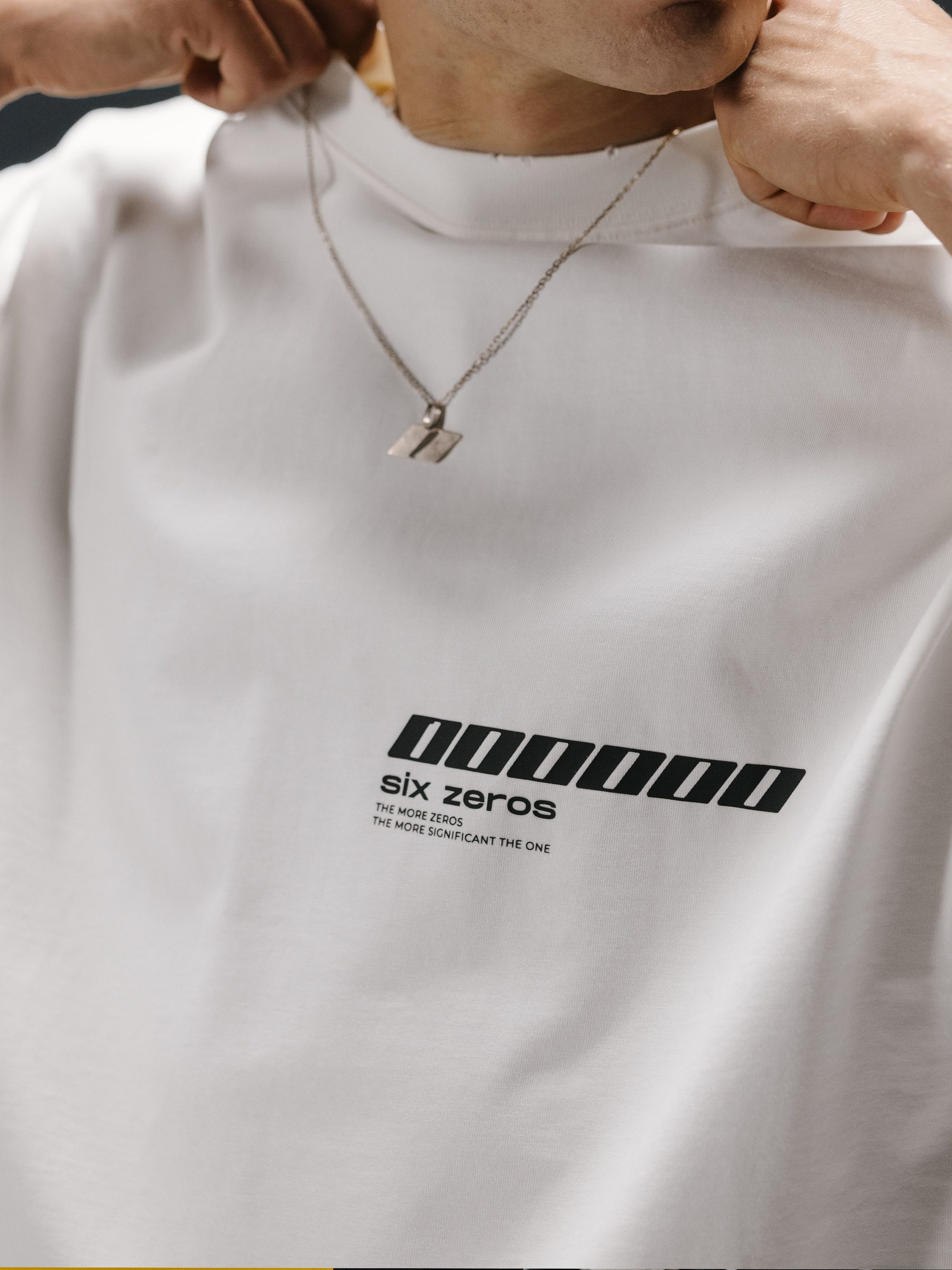 T-shirt MILLIONAIRE white/black - gallery image 1