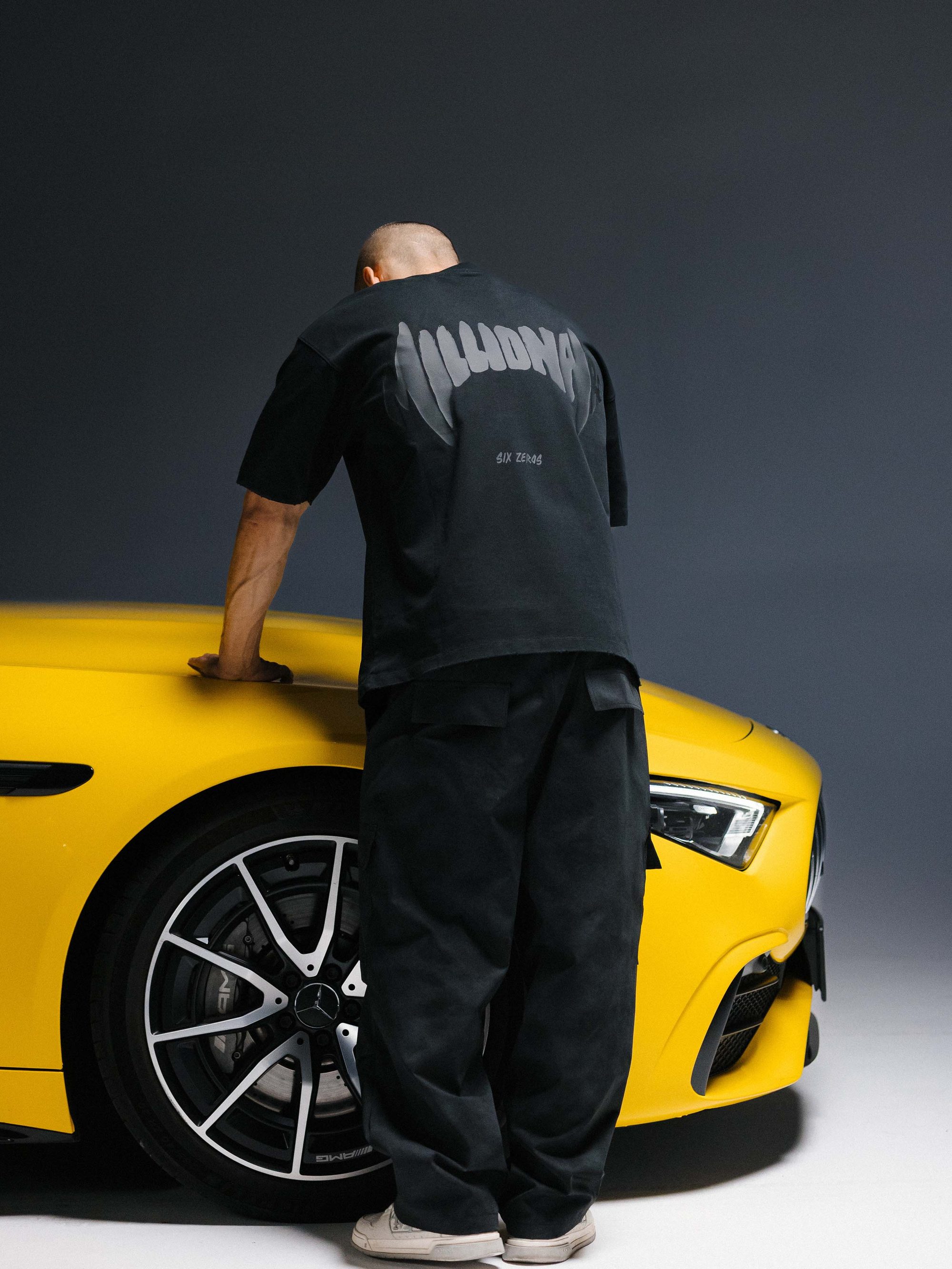 T-shirt MILLIONAIRE black/black logo - gallery image 4