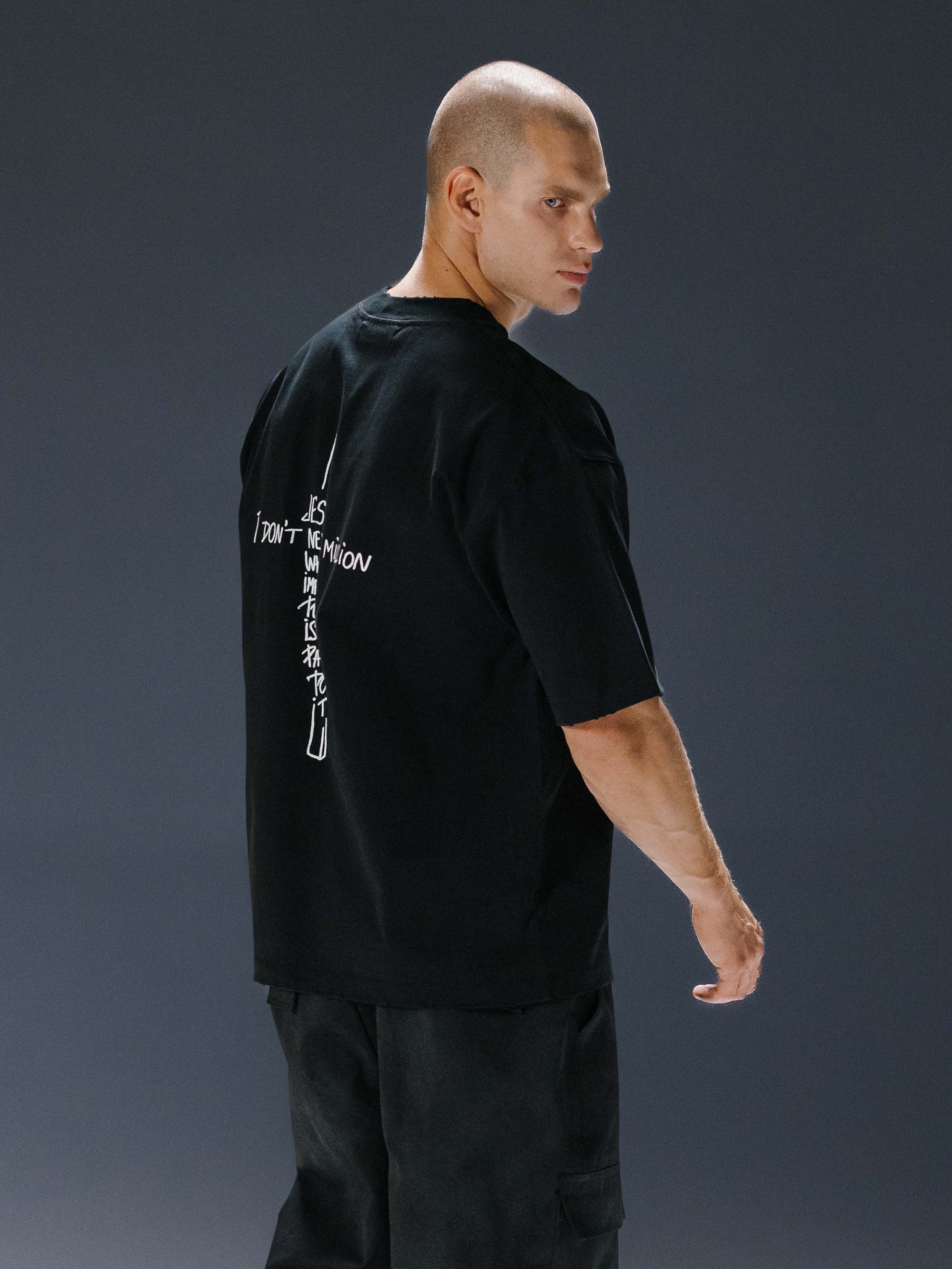 T-shirt JESUS black - gallery image 4
