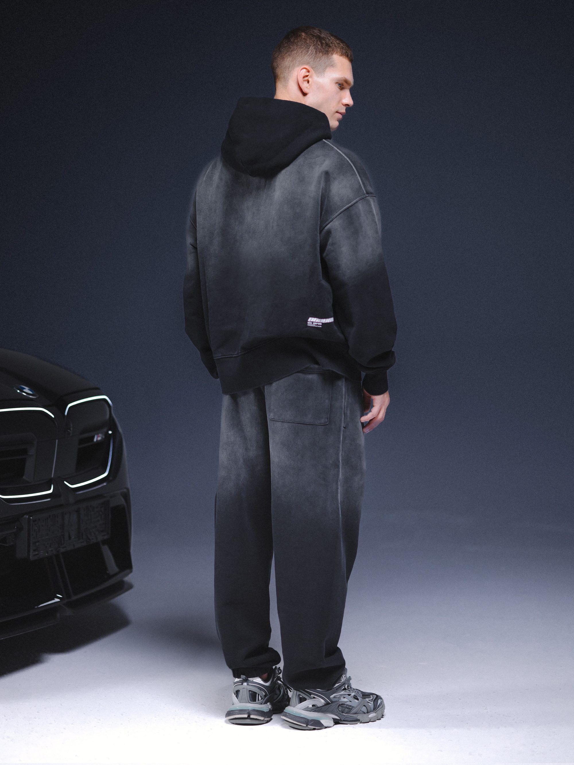 Joggers ONE washed black - gallery image 7