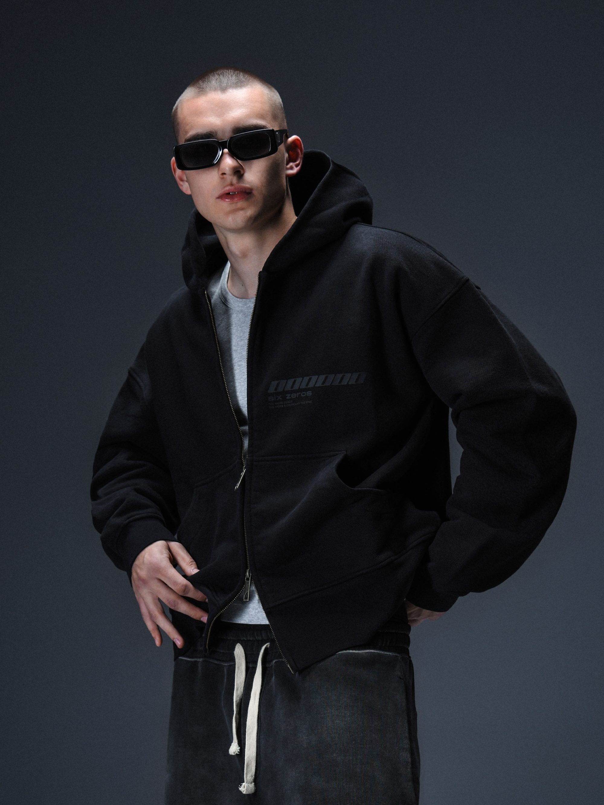 Zip-hoodie MILLIONAIRE black - gallery image 0