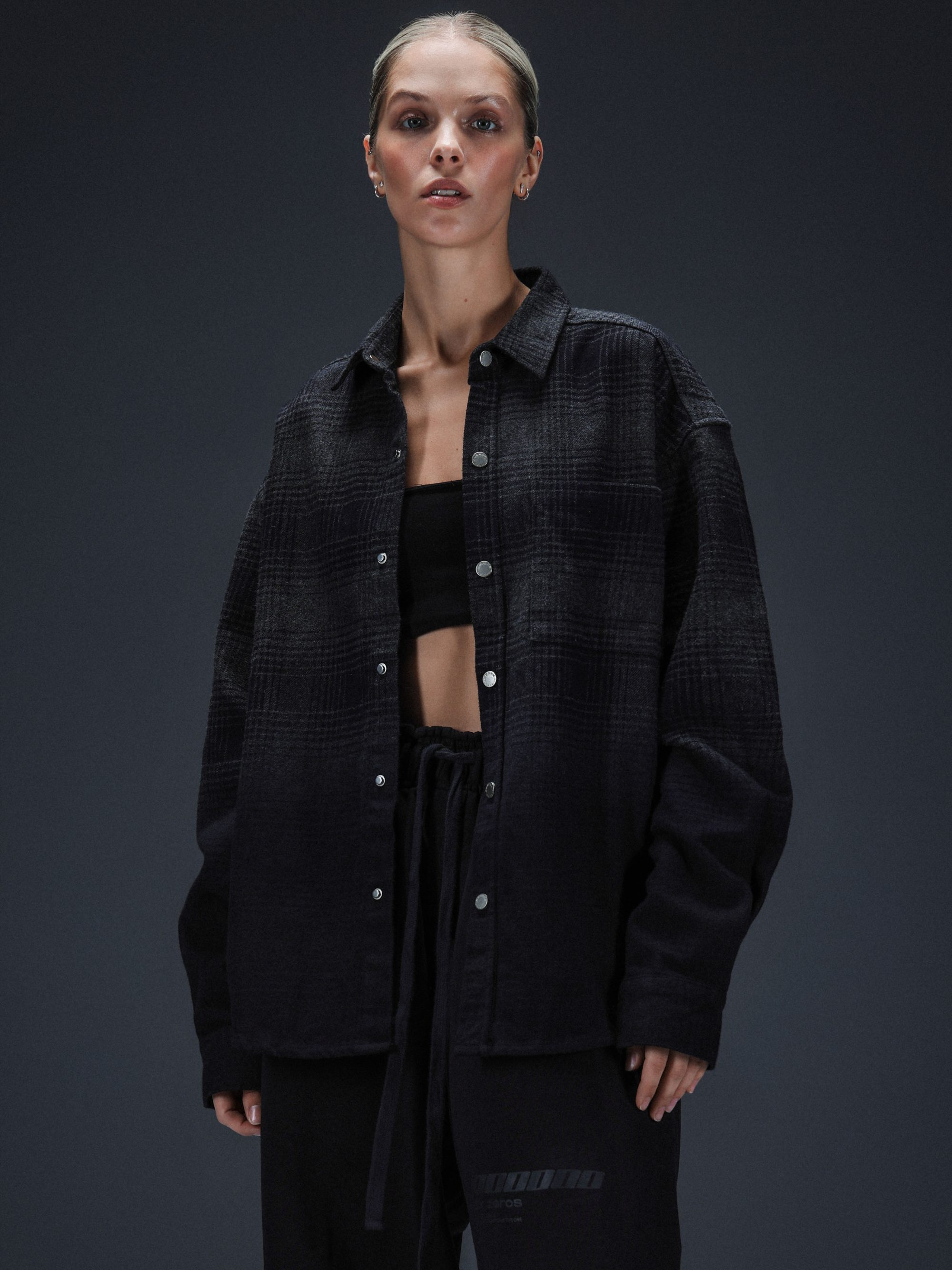 Overshirt icon. washed black - gallery image 4