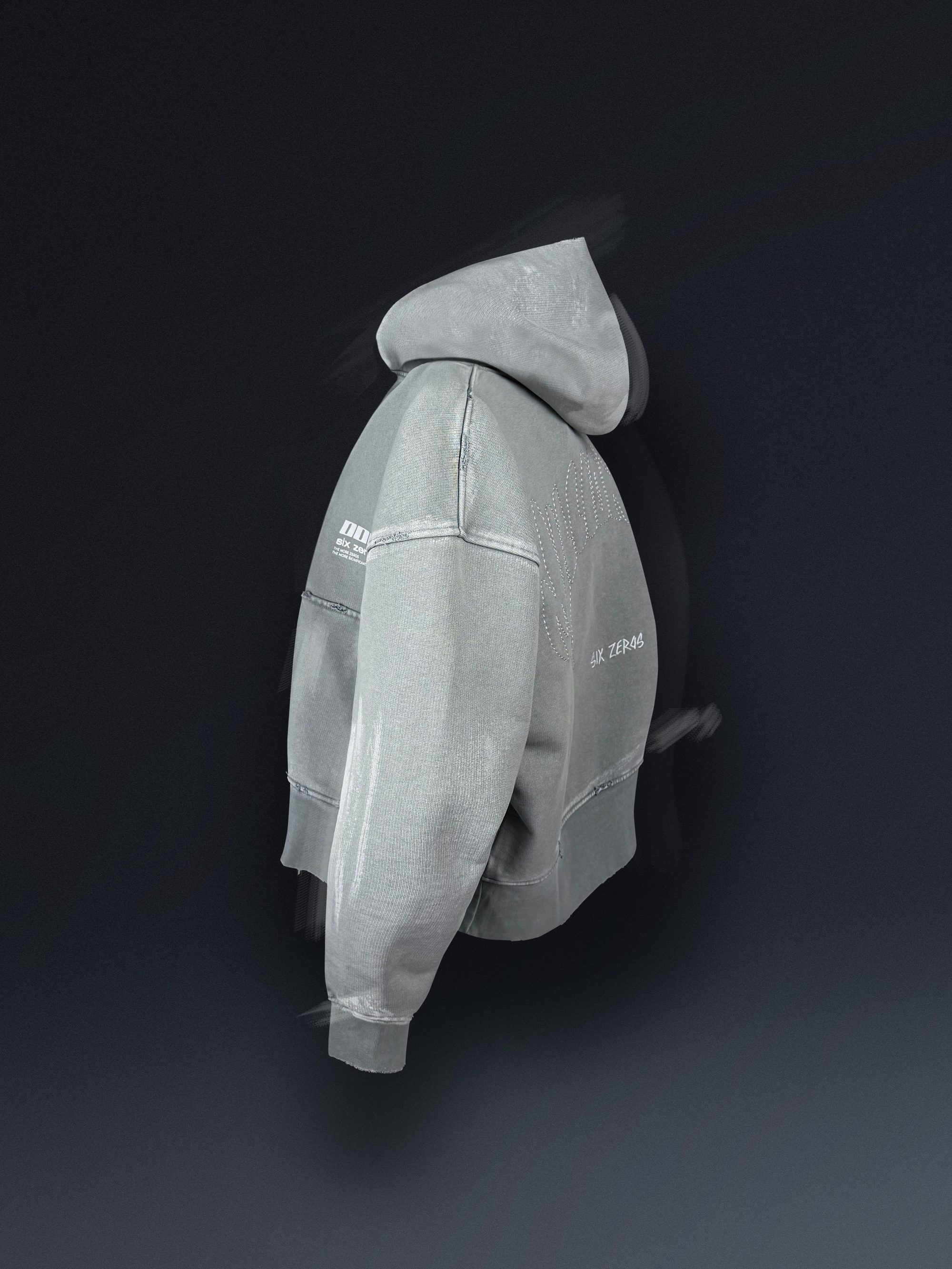 Hoodie MILLIONAIRE platinum washed - gallery image 2