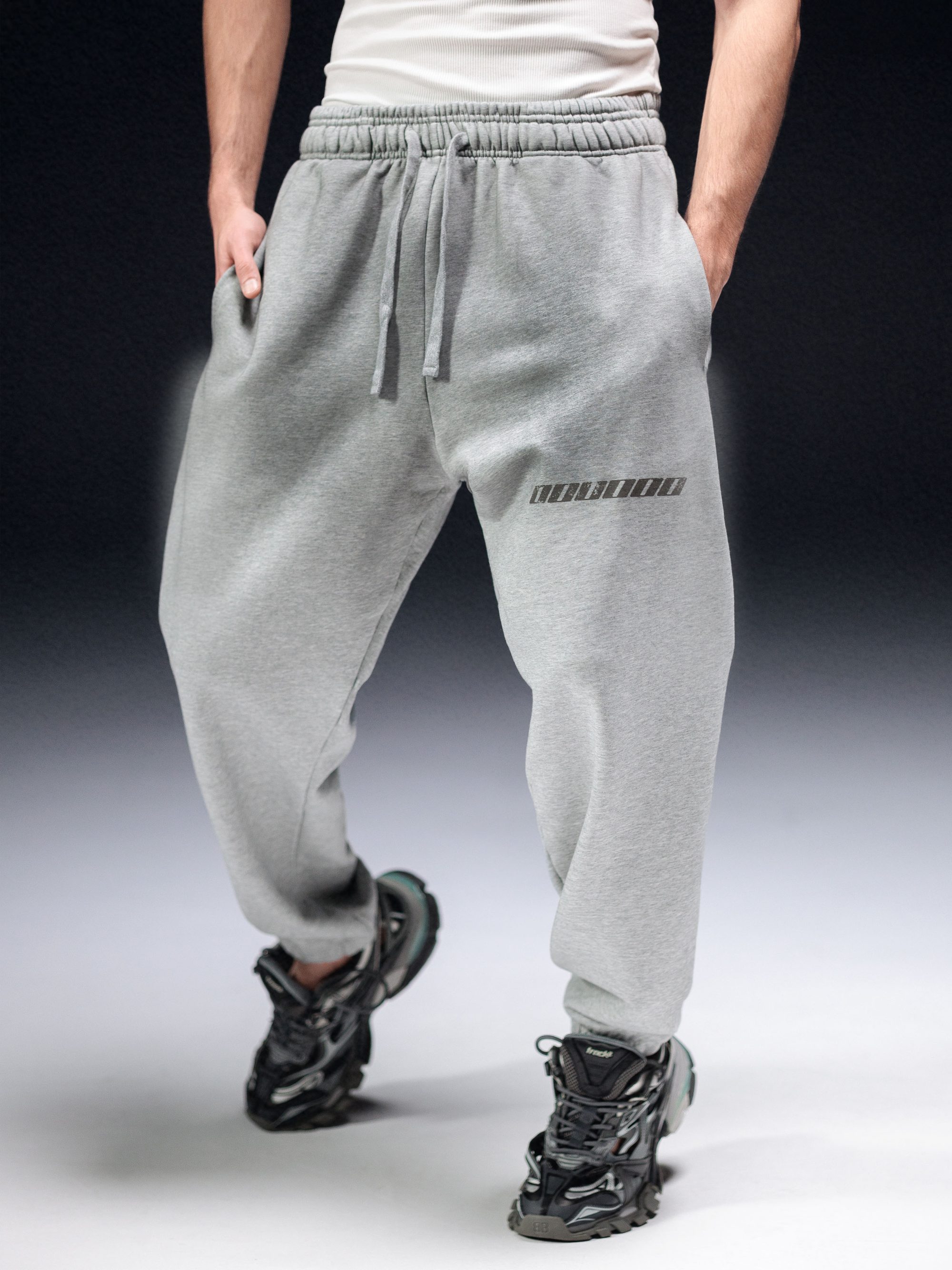 Joggers icon. dirty melange - gallery image 0