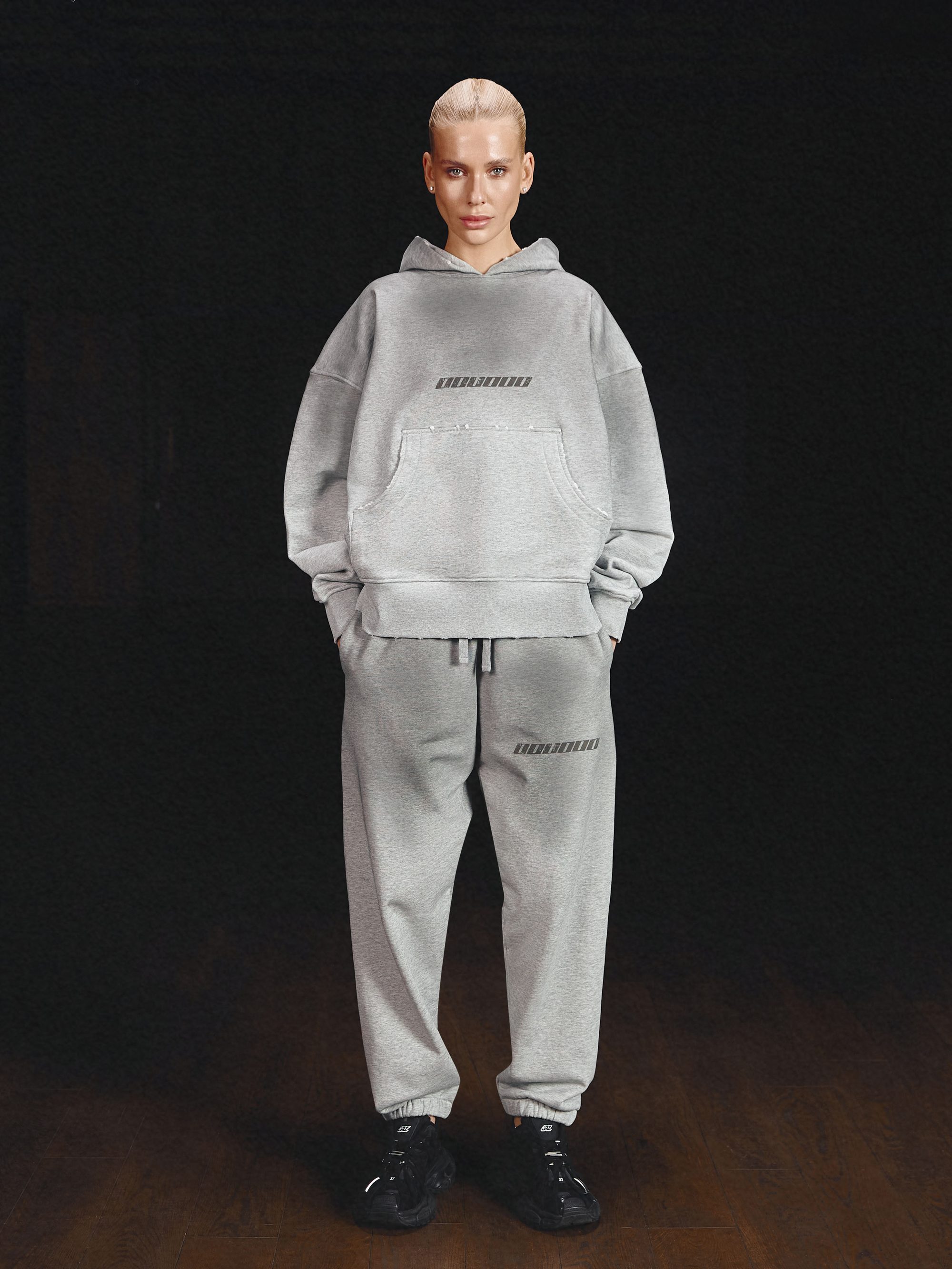 Joggers icon. dirty melange - gallery image 4