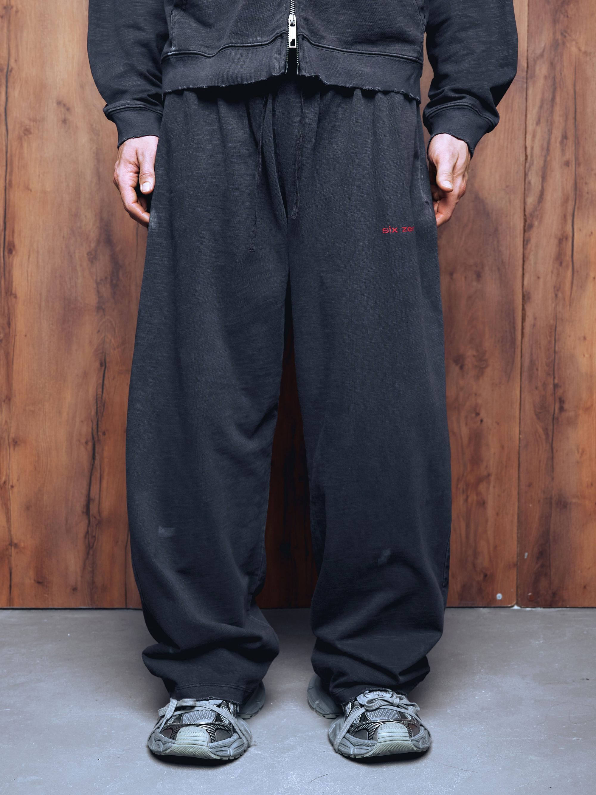 Straight pants PRESENCE washed grey - gallery image 0