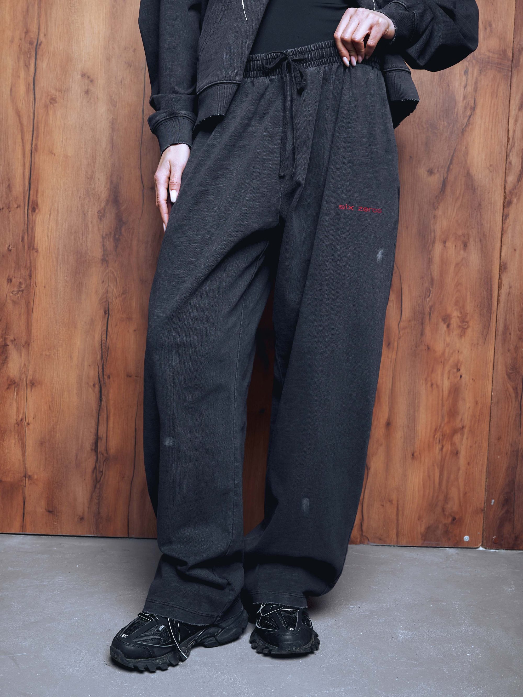 Straight pants PRESENCE washed grey - gallery image 1