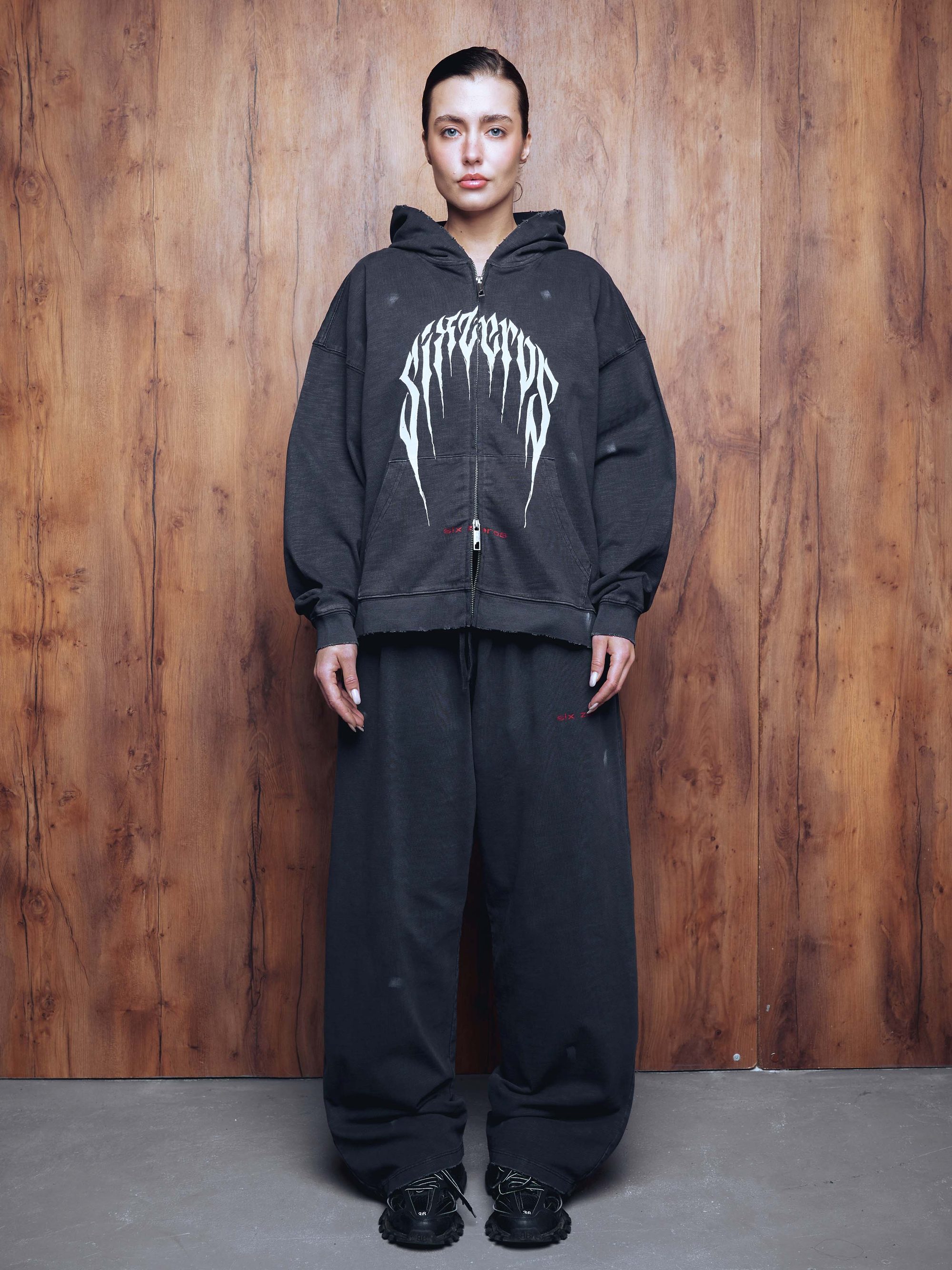 Straight pants PRESENCE washed grey - gallery image 4