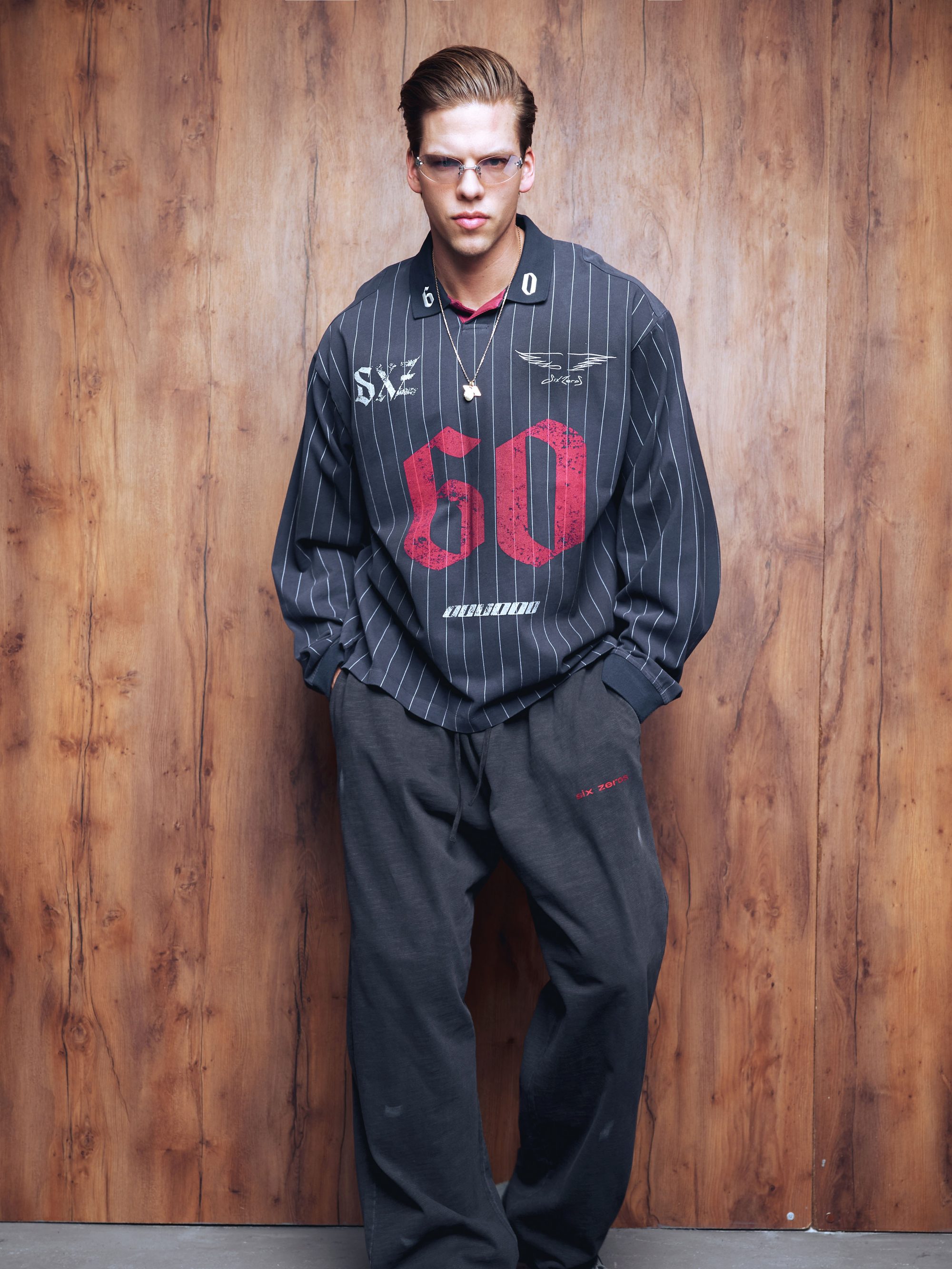 Longsleeve jersey 60 washed blue - gallery image 4