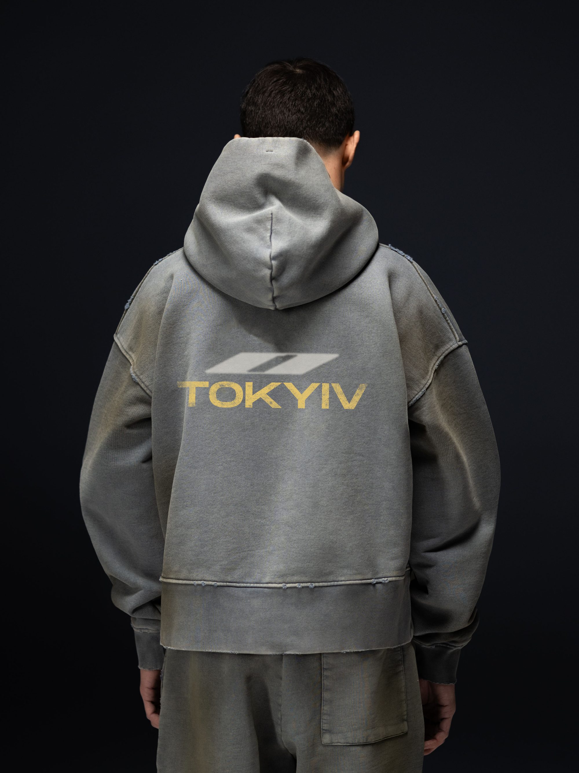 Zip-hoodie TOKYIV smoky blue - gallery image 1
