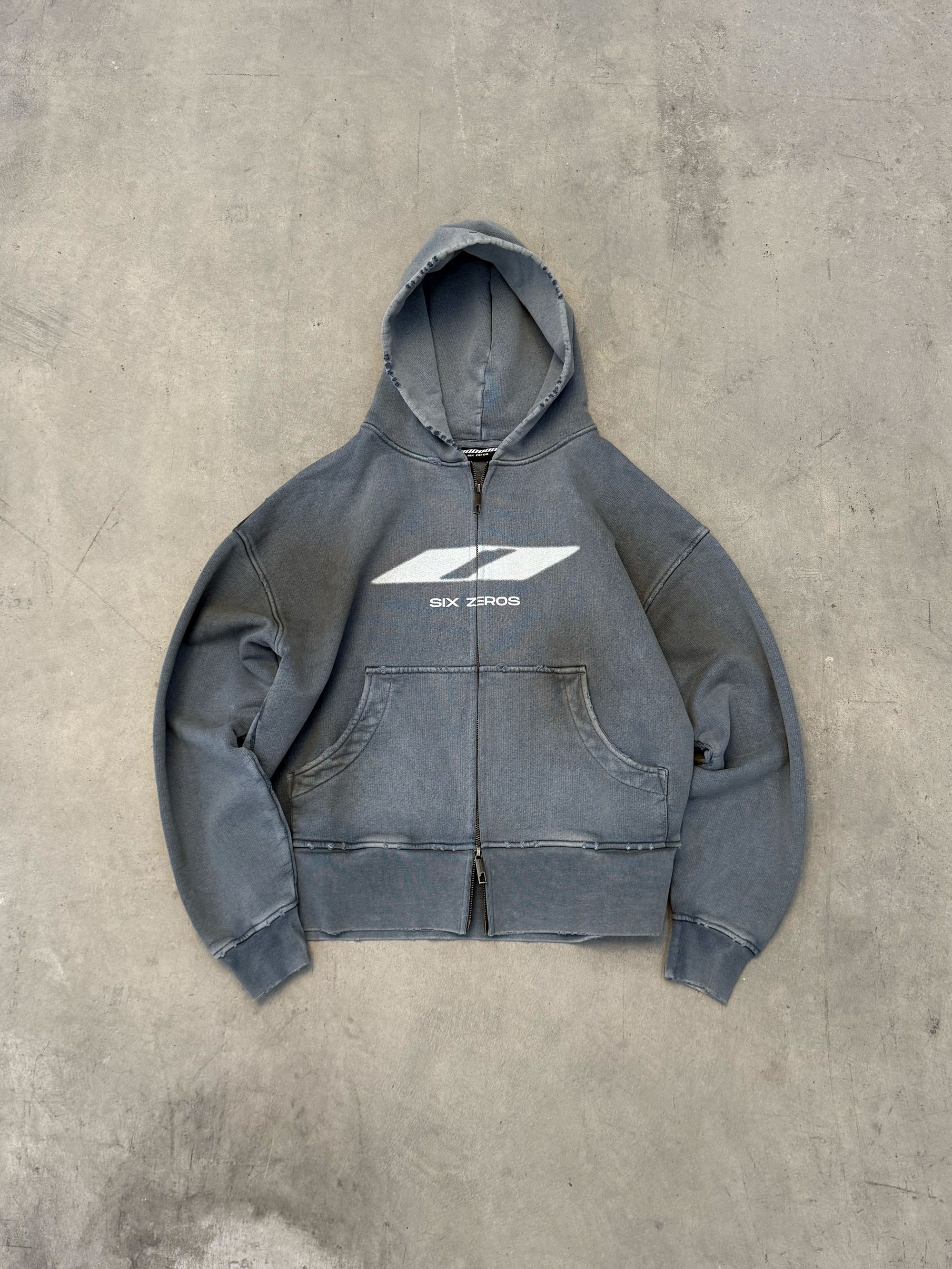 Zip-hoodie TOKYIV smoky blue - gallery image 4