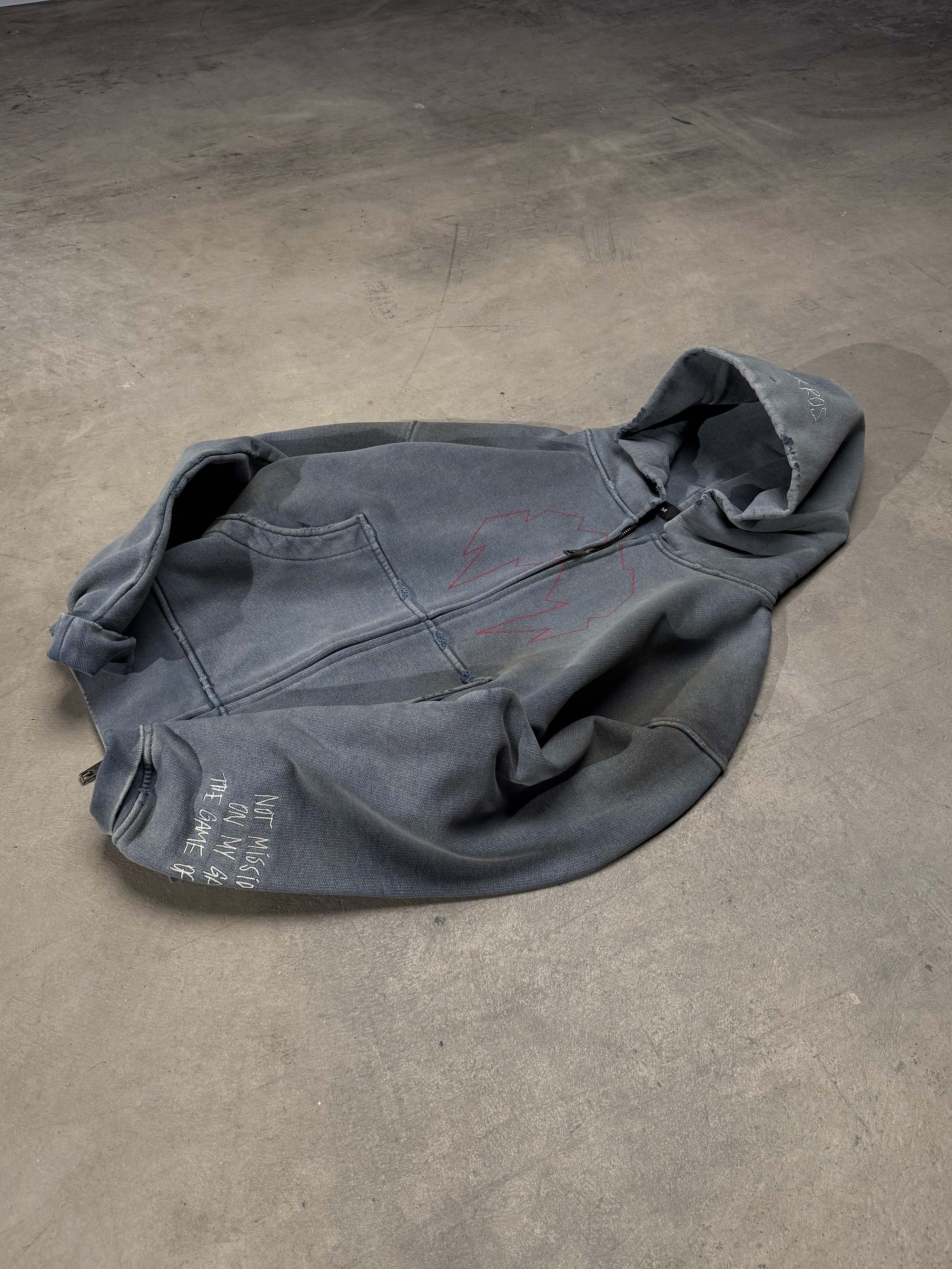 Zip-hoodie MLNR smoky blue - gallery image 1