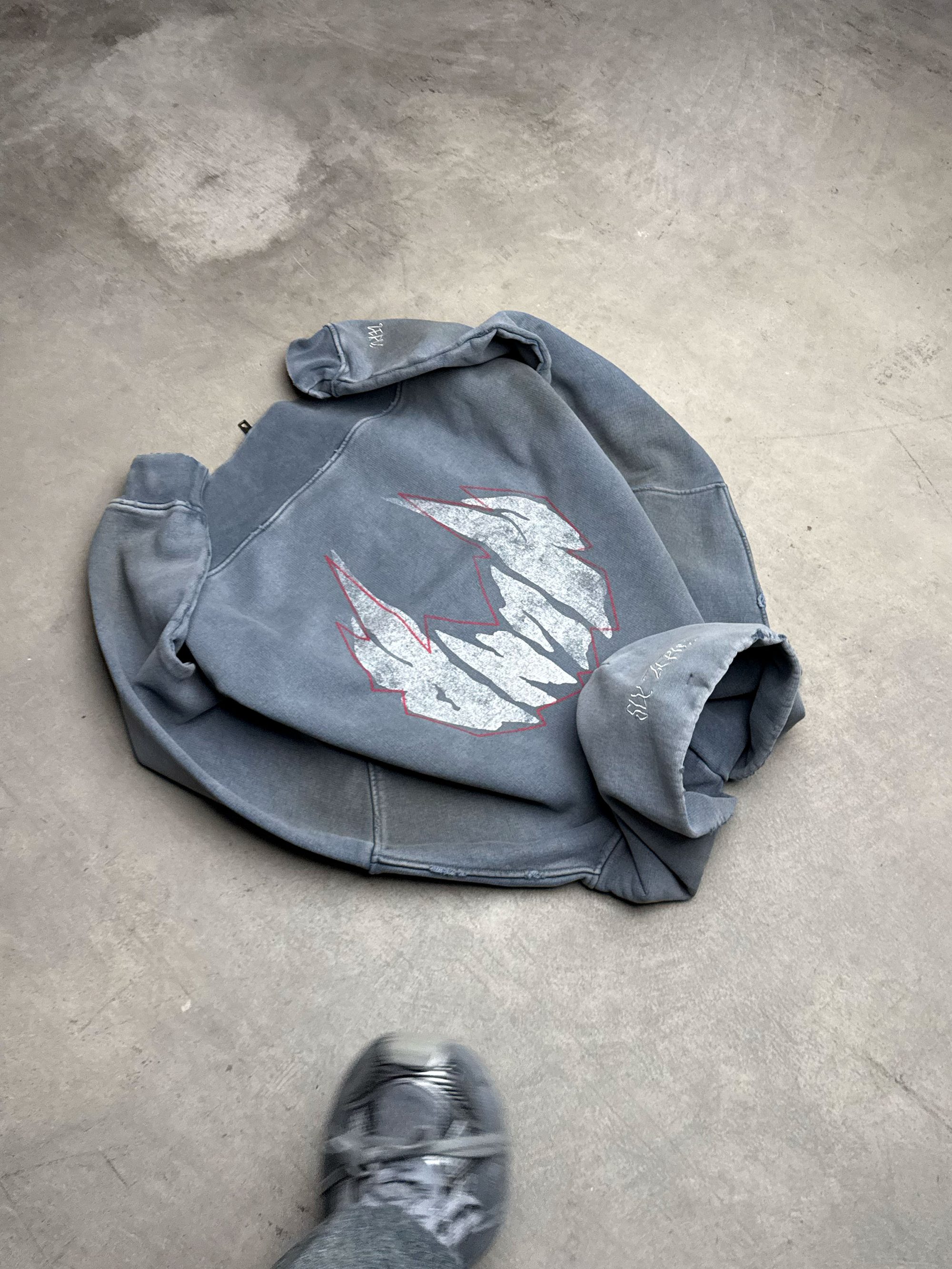 Zip-hoodie MLNR smoky blue - gallery image 2