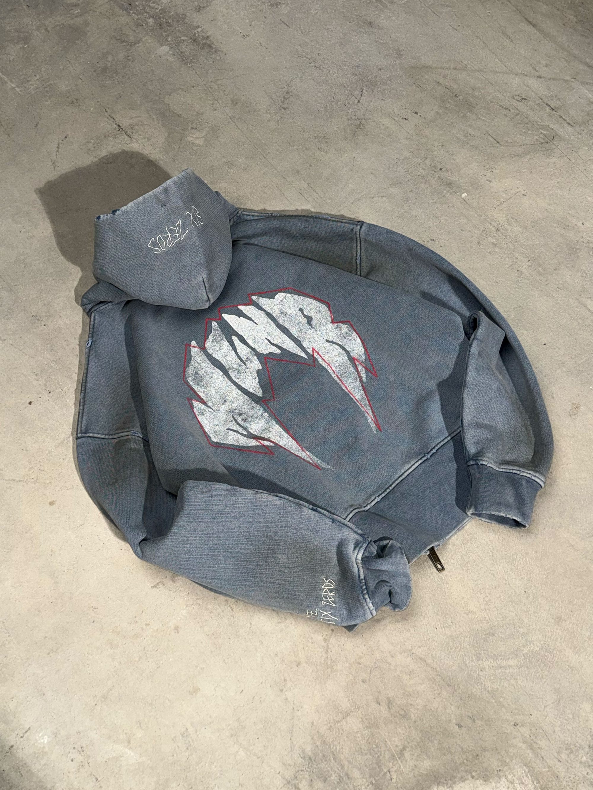 Zip-hoodie MLNR smoky blue - gallery image 4