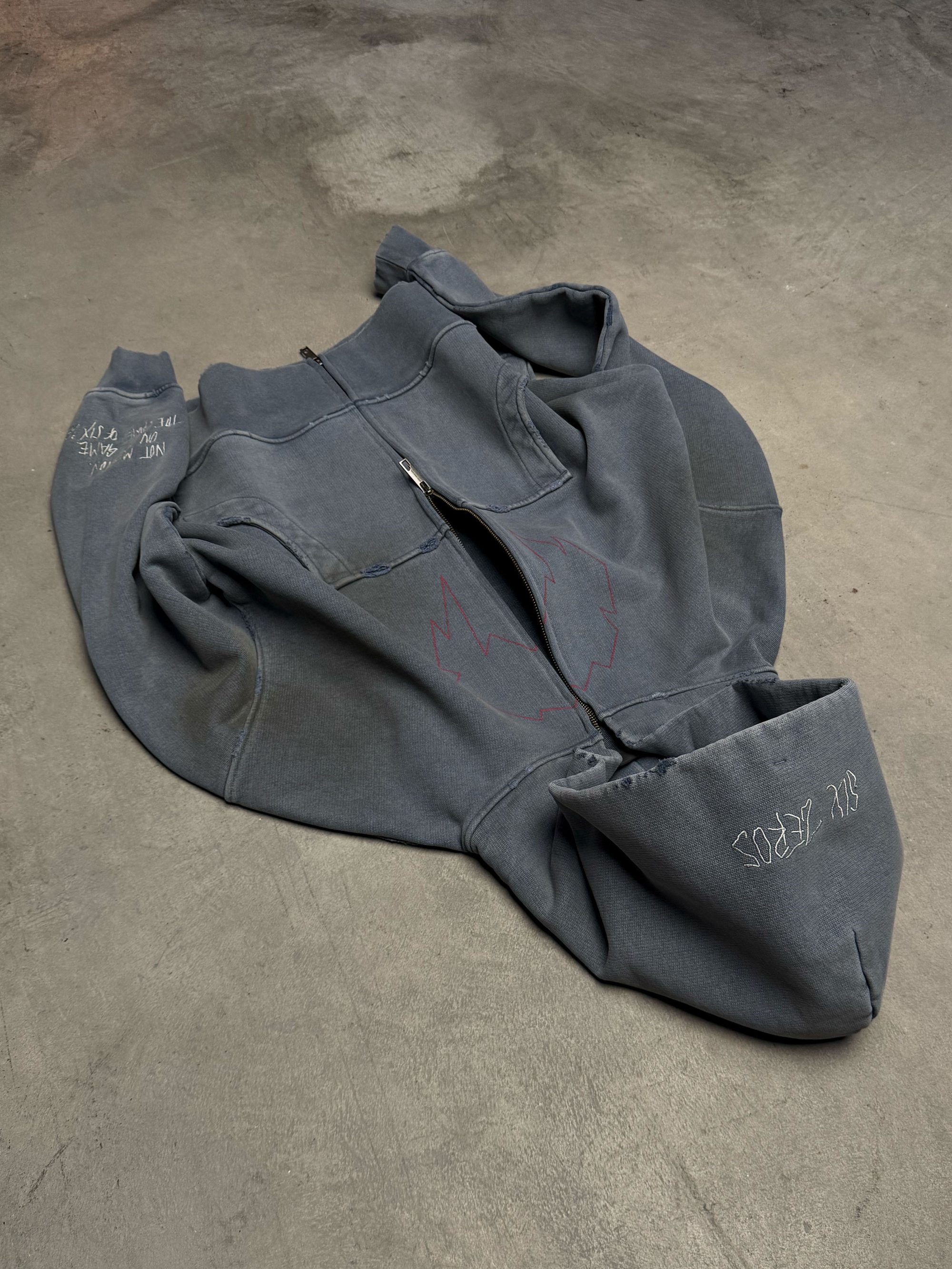 Zip-hoodie MLNR smoky blue - gallery image 5