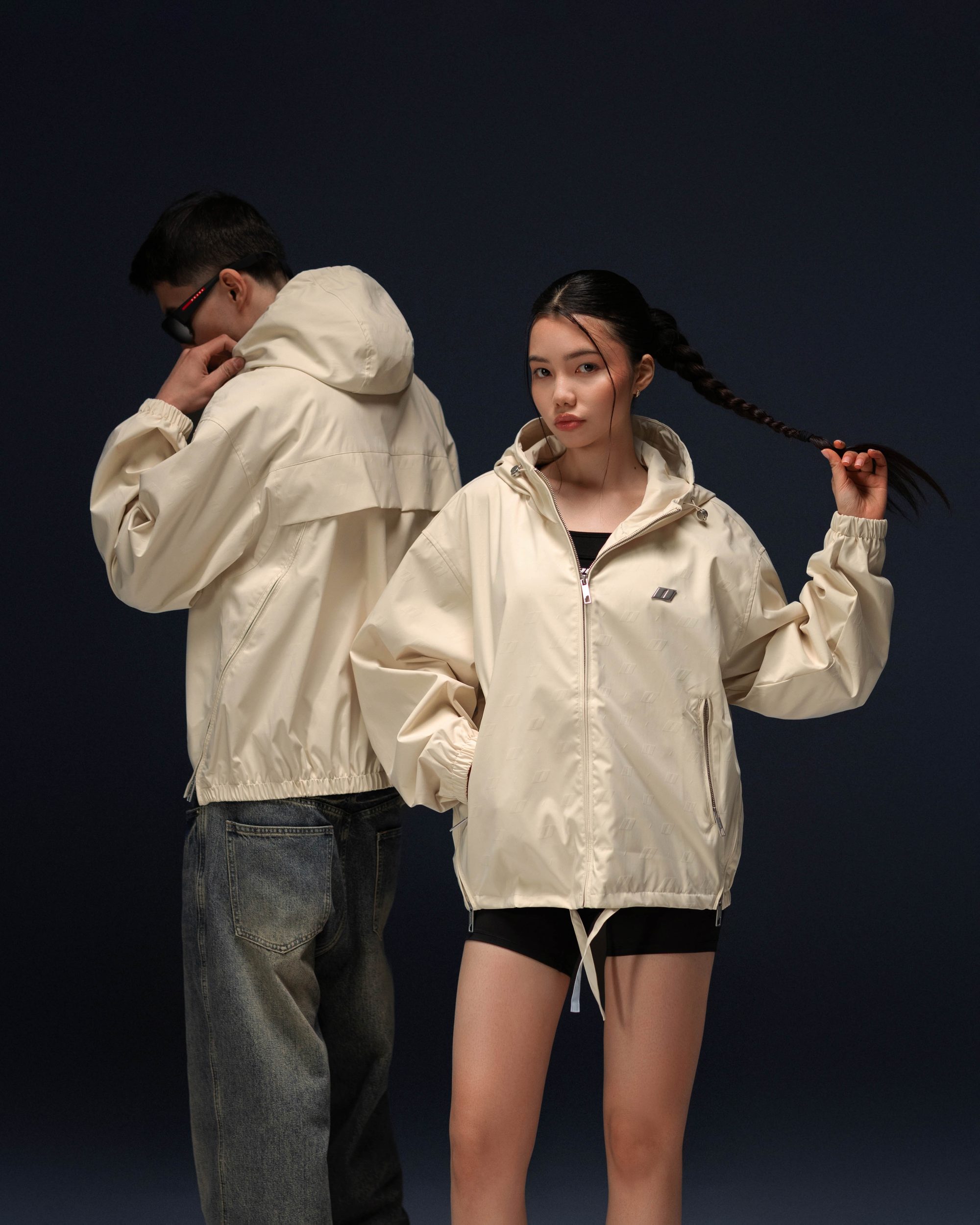 Jacket ZERO FORM monogram off-white - gallery image 0