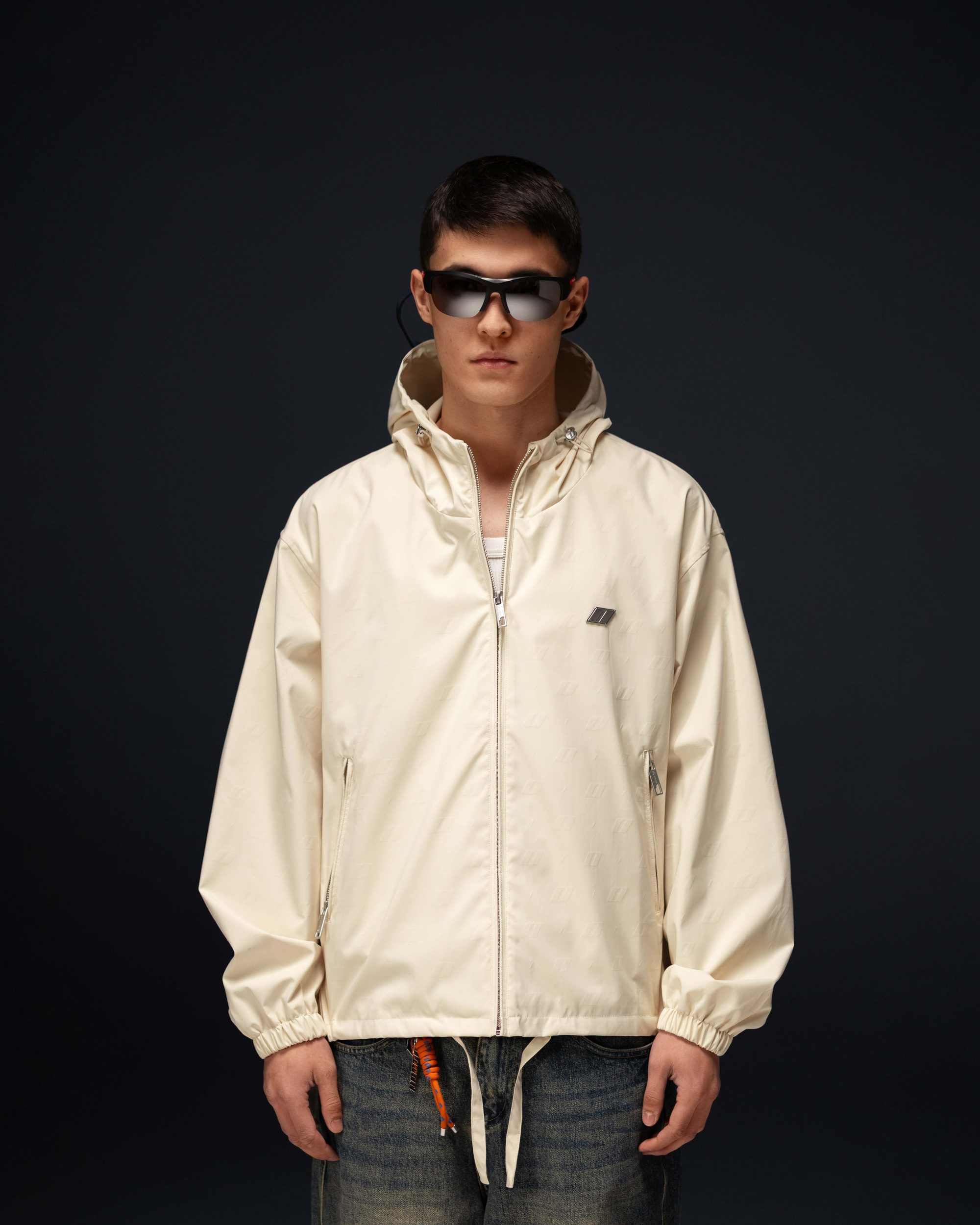 Jacket ZERO FORM monogram off-white - gallery image 1