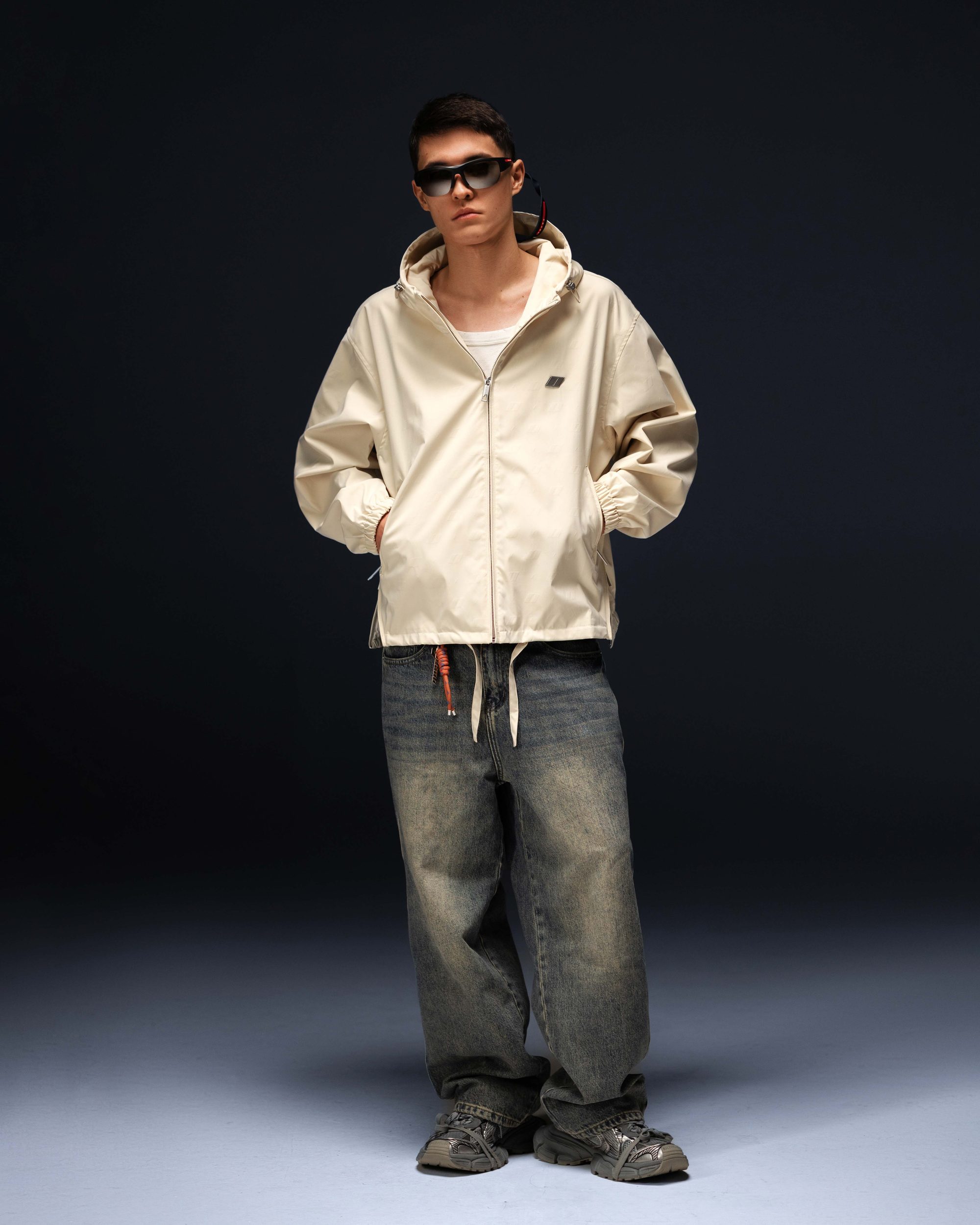 Jacket ZERO FORM monogram off-white - gallery image 3