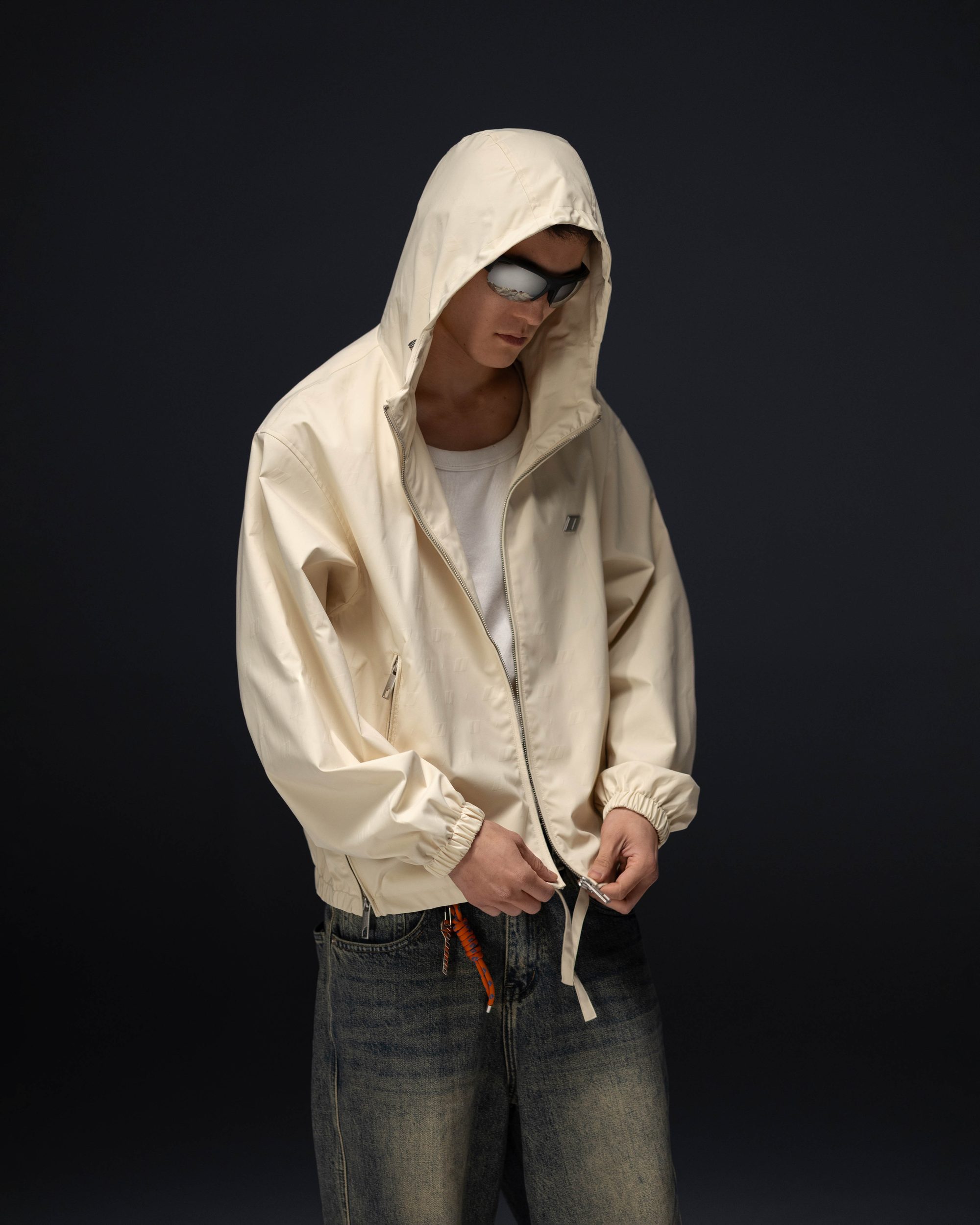 Jacket ZERO FORM monogram off-white - gallery image 5