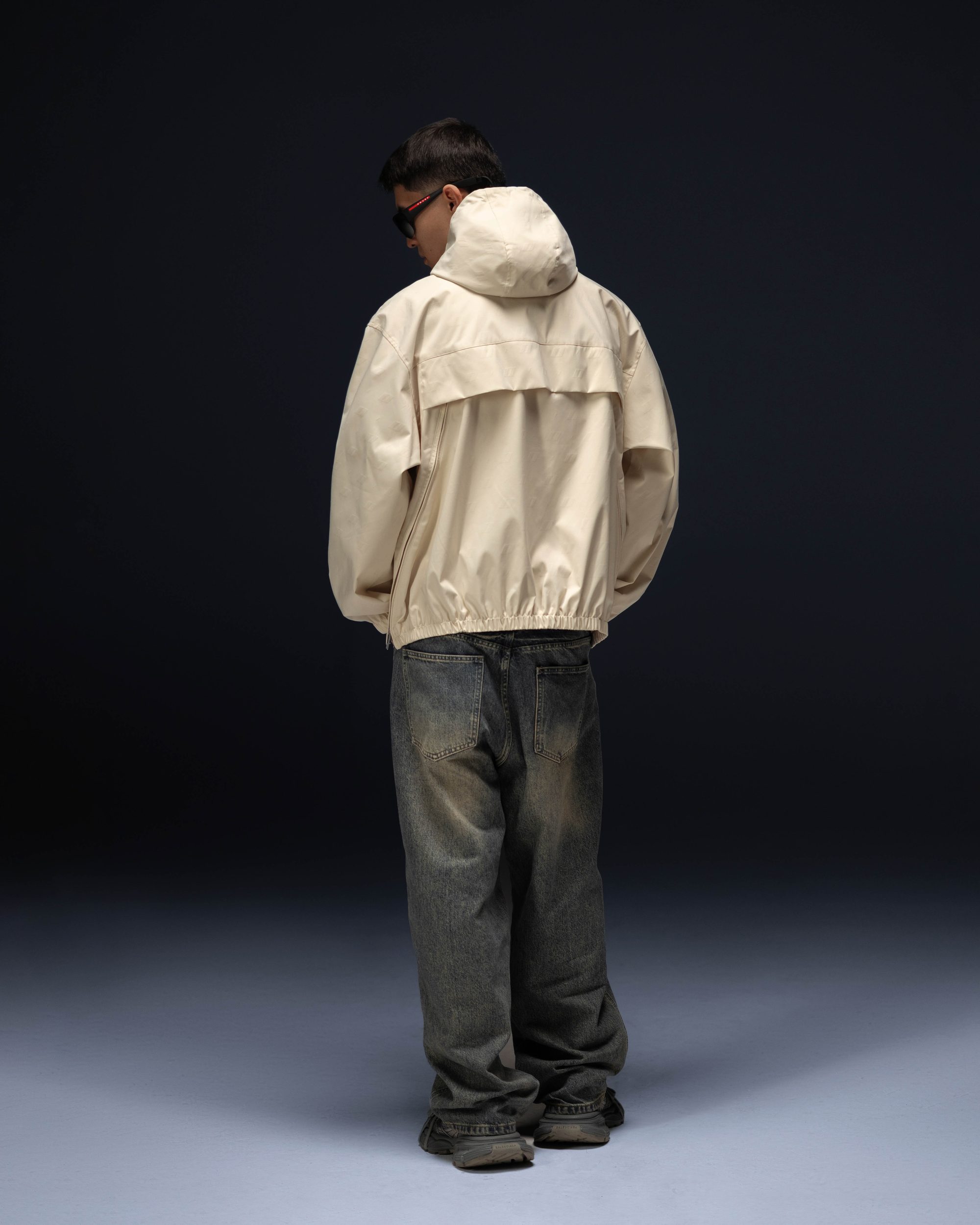 Jacket ZERO FORM monogram off-white - gallery image 11