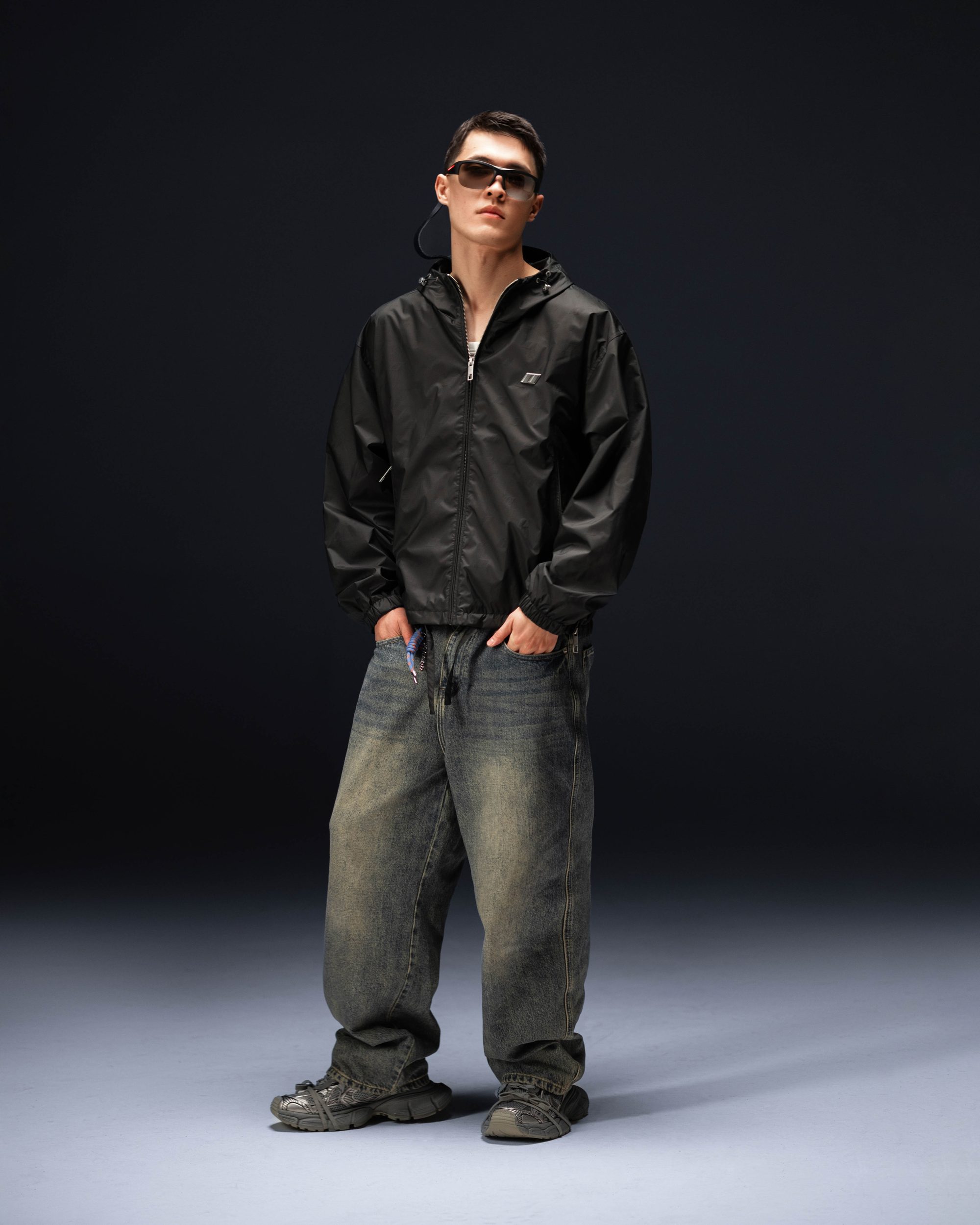 Jacket ZERO FORM monogram black - gallery image 1