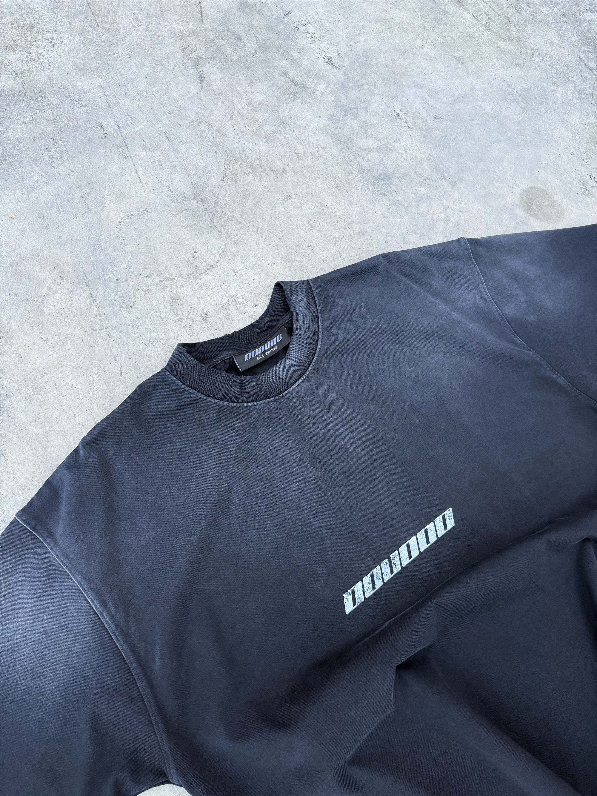 T-shirt ONE washed black - gallery image 6
