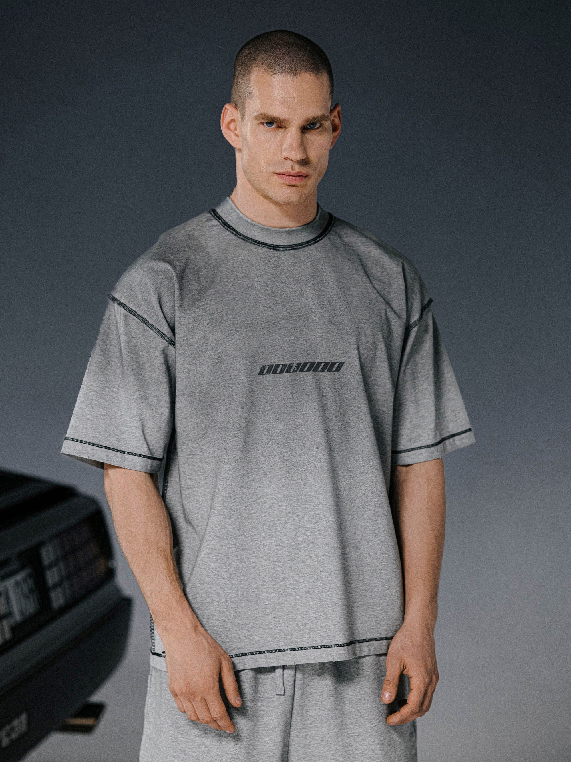 T-shirt ONE dirty melange - gallery image 4