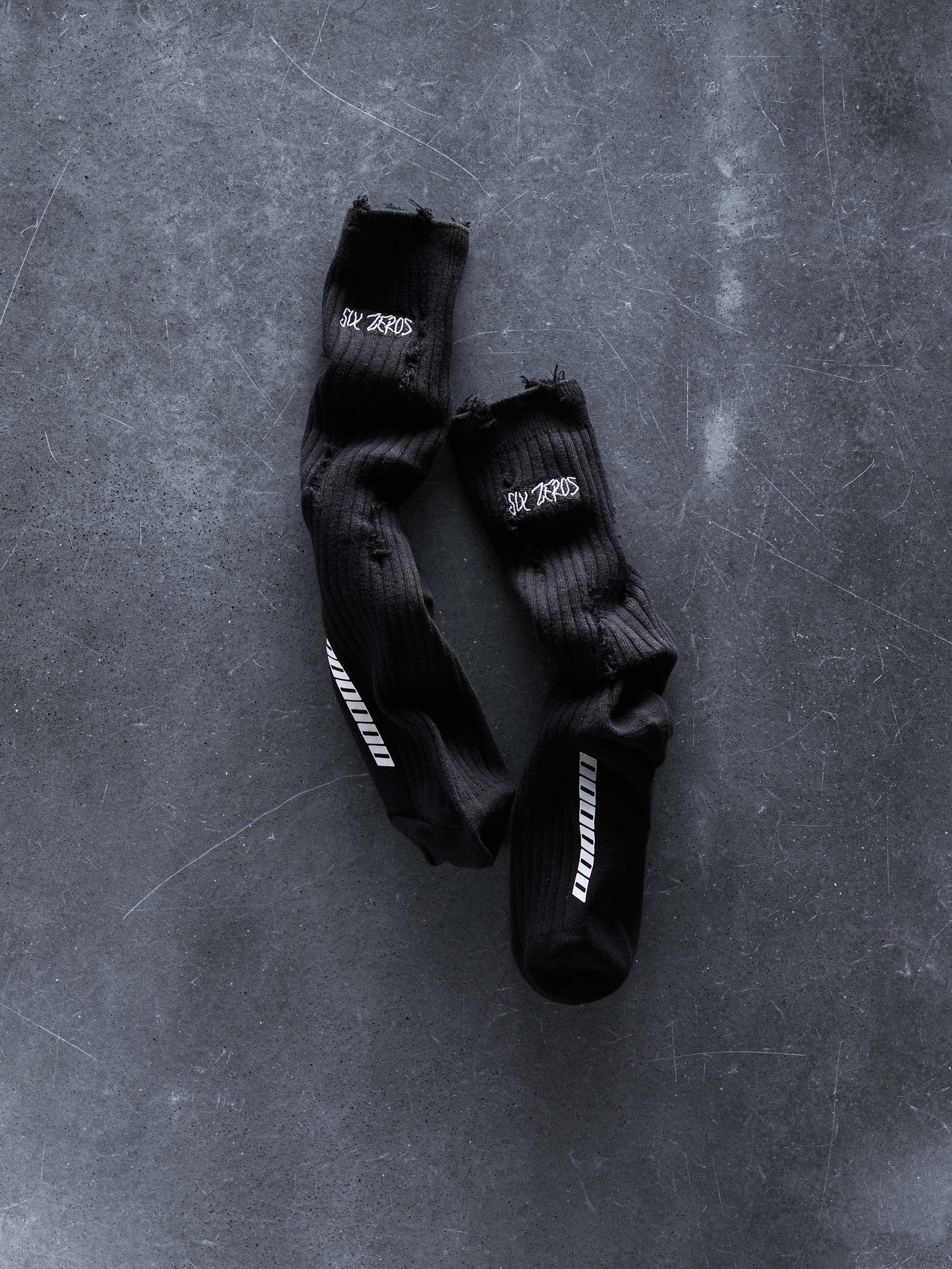 Socks SIX ZEROS black - gallery image 0