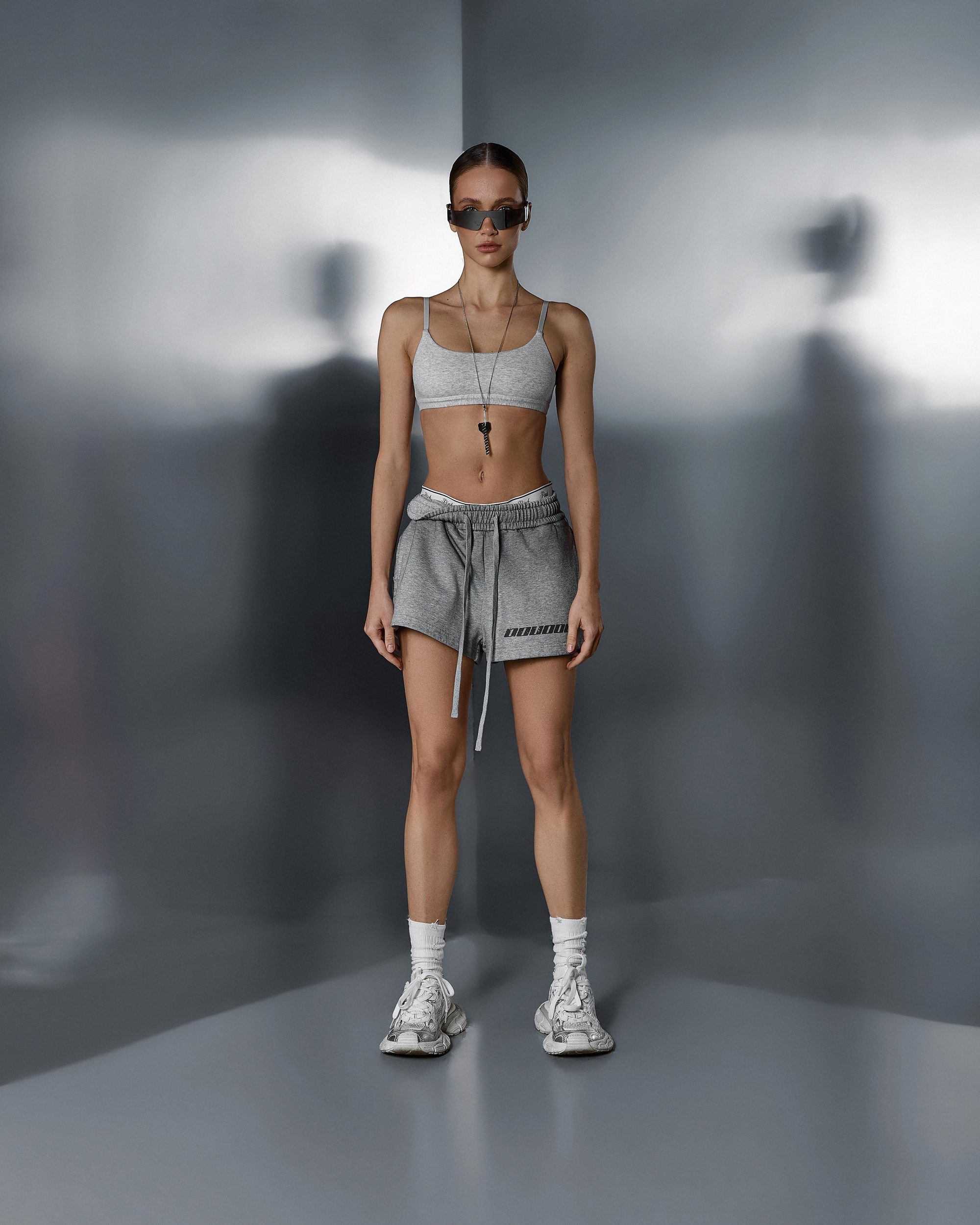 Women's shorts ONE dirty melange - gallery image 0