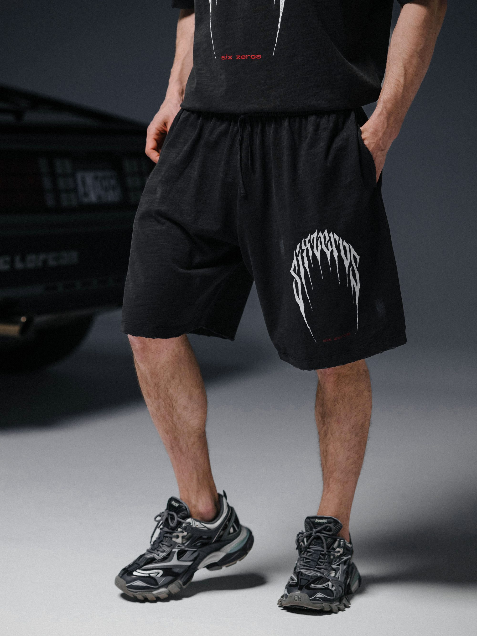 Shorts PRESENCE bamboo washed grey - gallery image 0