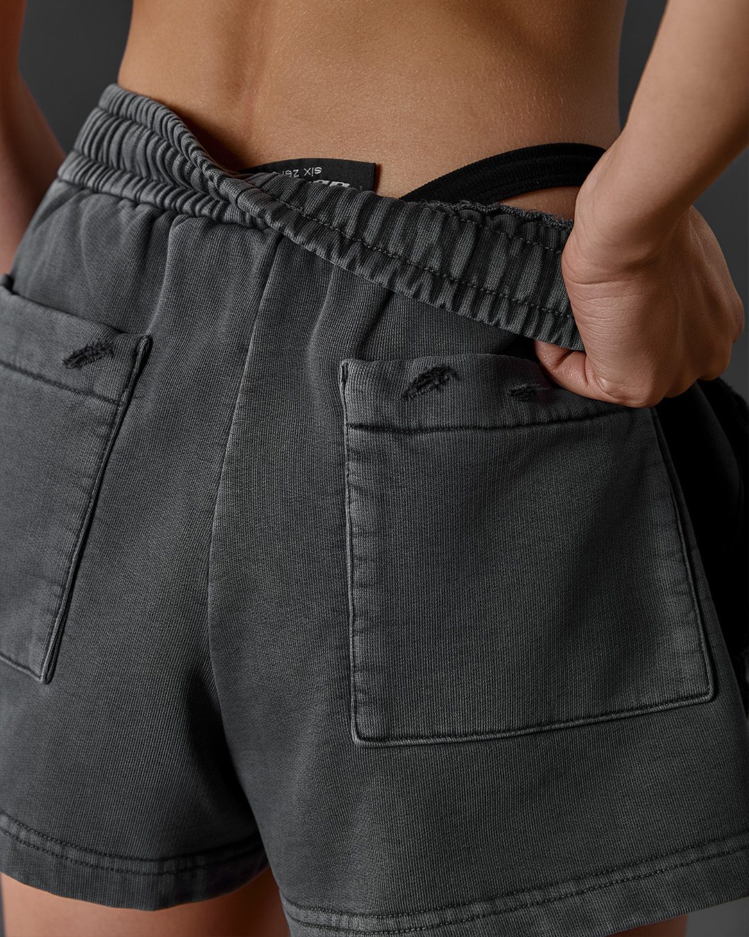 Women's shorts ONE washed deep blue - gallery image 5