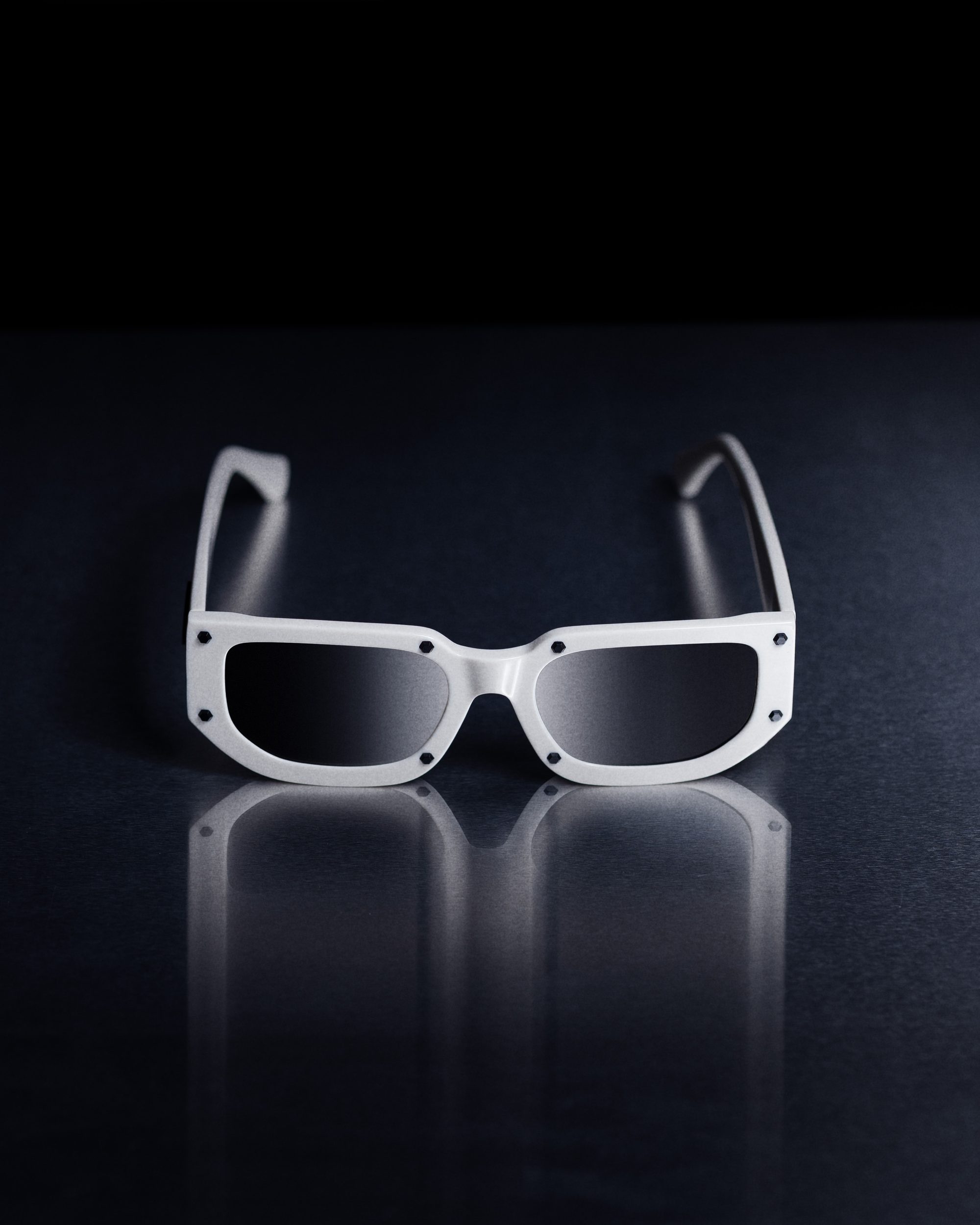 Окуляри SIX ZEROS Hexagon UV 400 білий - gallery image 0