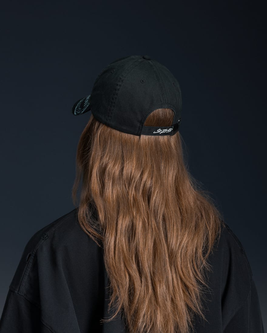 Cap SELF-OWNED faded black - gallery image 3