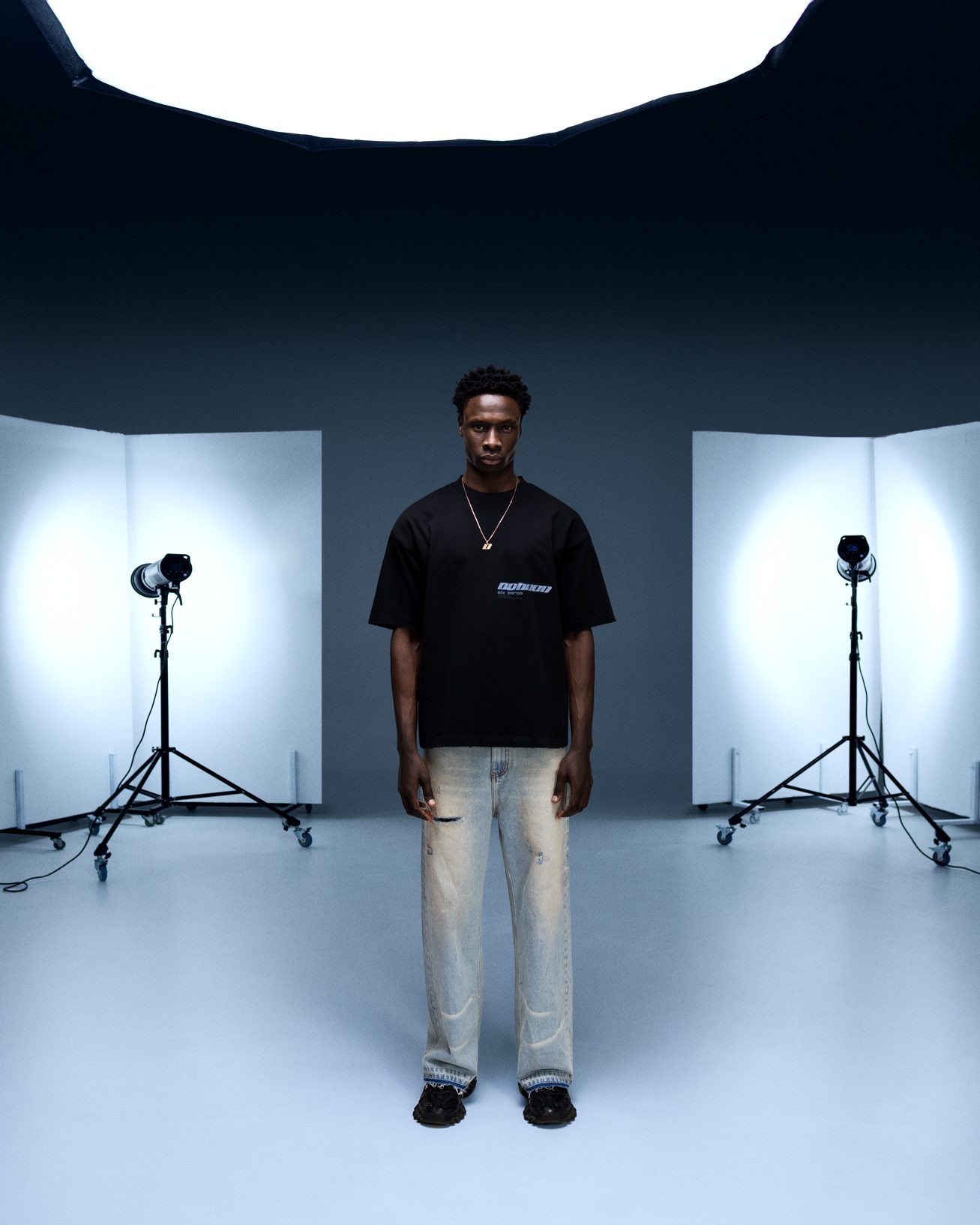 T-shirt MILLIONAIRE X-RAY faded black - gallery image 1